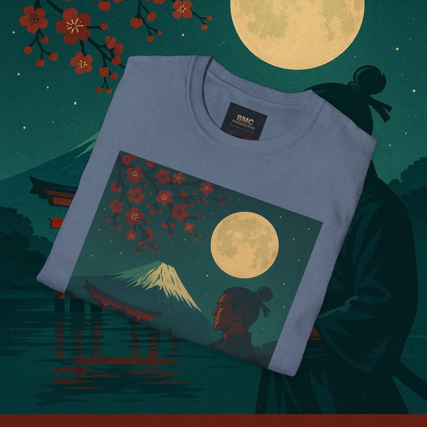 "Camiseta Japón: Tradición entre Cerezos y Montañas 🌸⛩️🗻"