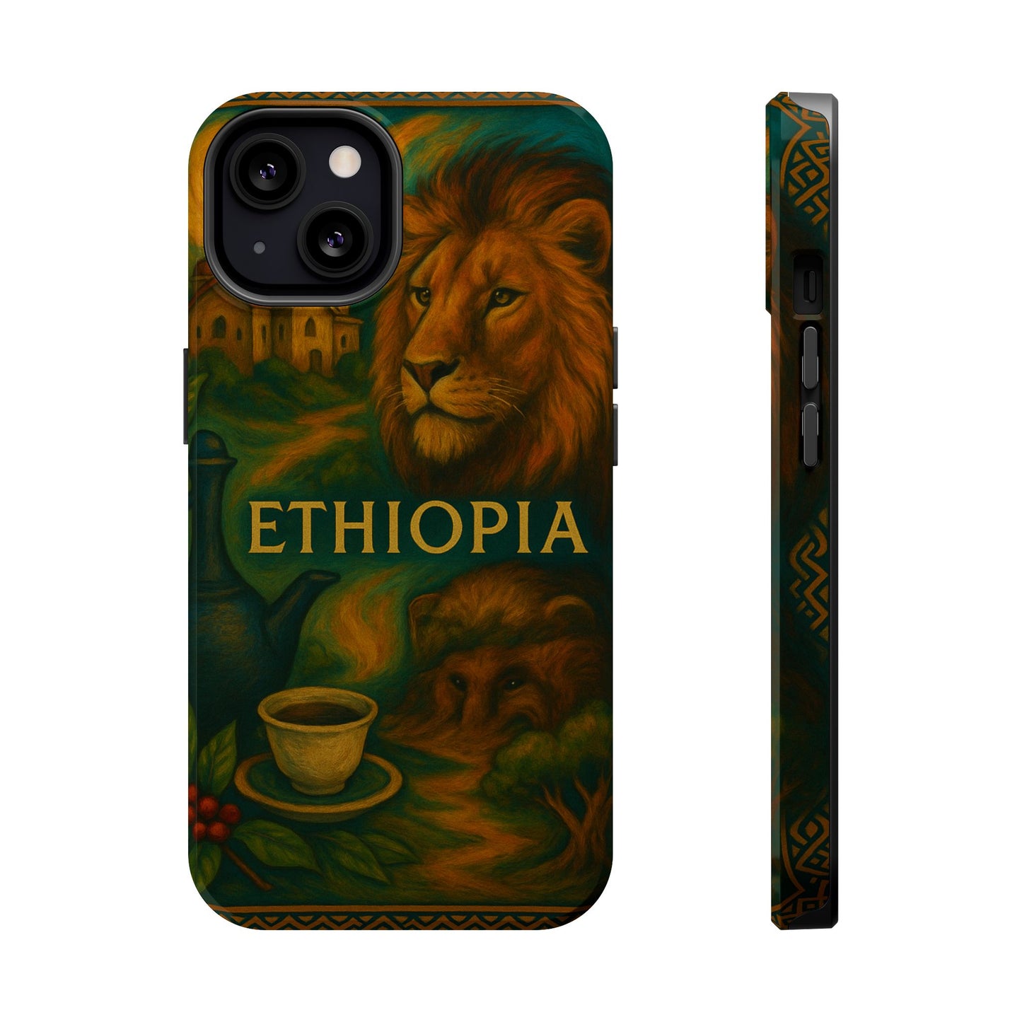 "Reinforced Magnetic Case Ethiopia – Sacred Land and Ancestral Soul"