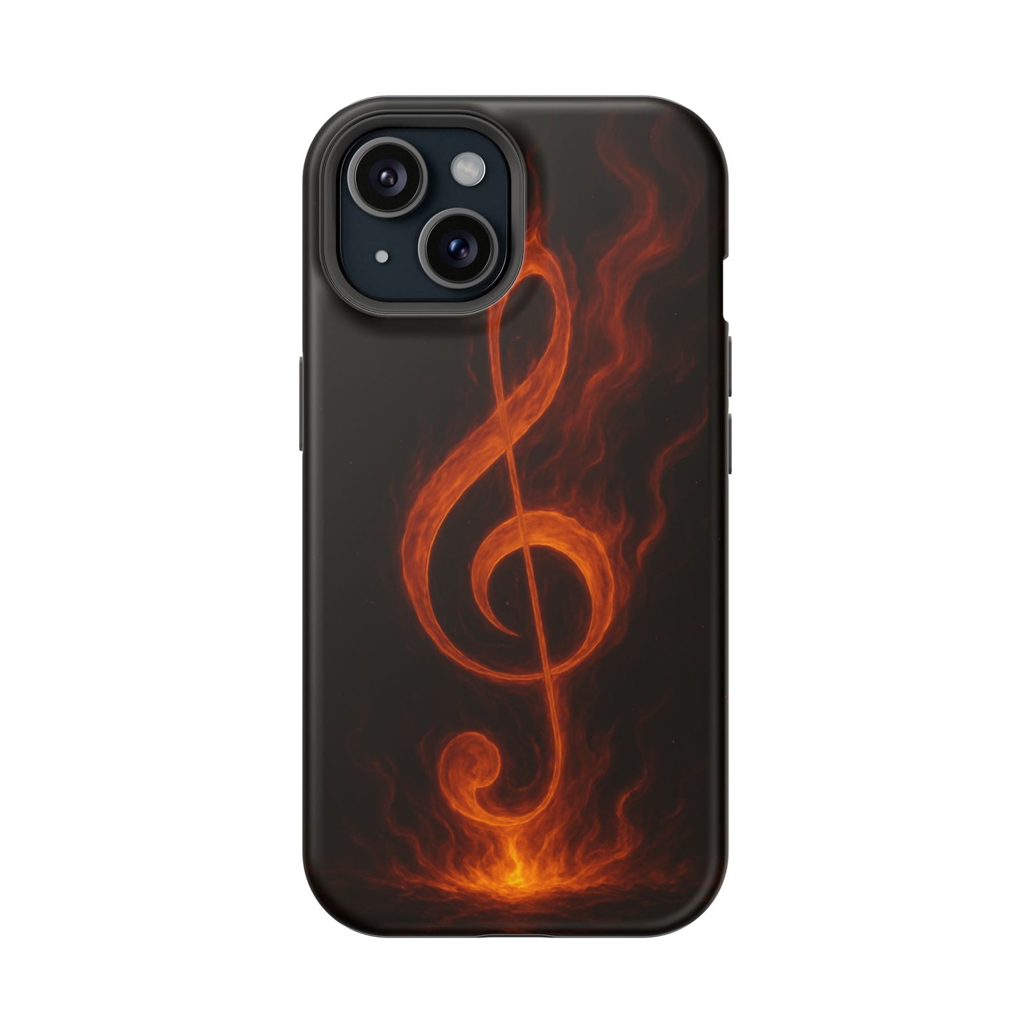 "Reinforced Magnetic Case Reinforced Magnetic Treble Clef 🎼🔥Where a note is born... a flame is born.” 🔥🎼