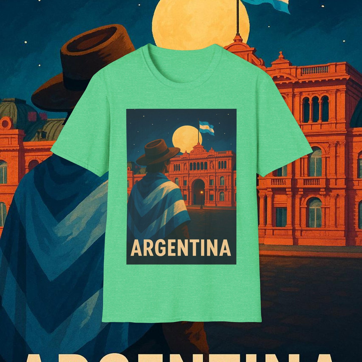 "Camiseta Argentina: Pasión, Tradición y Tierra de Sueños 🇦🇷🔥🏞️"