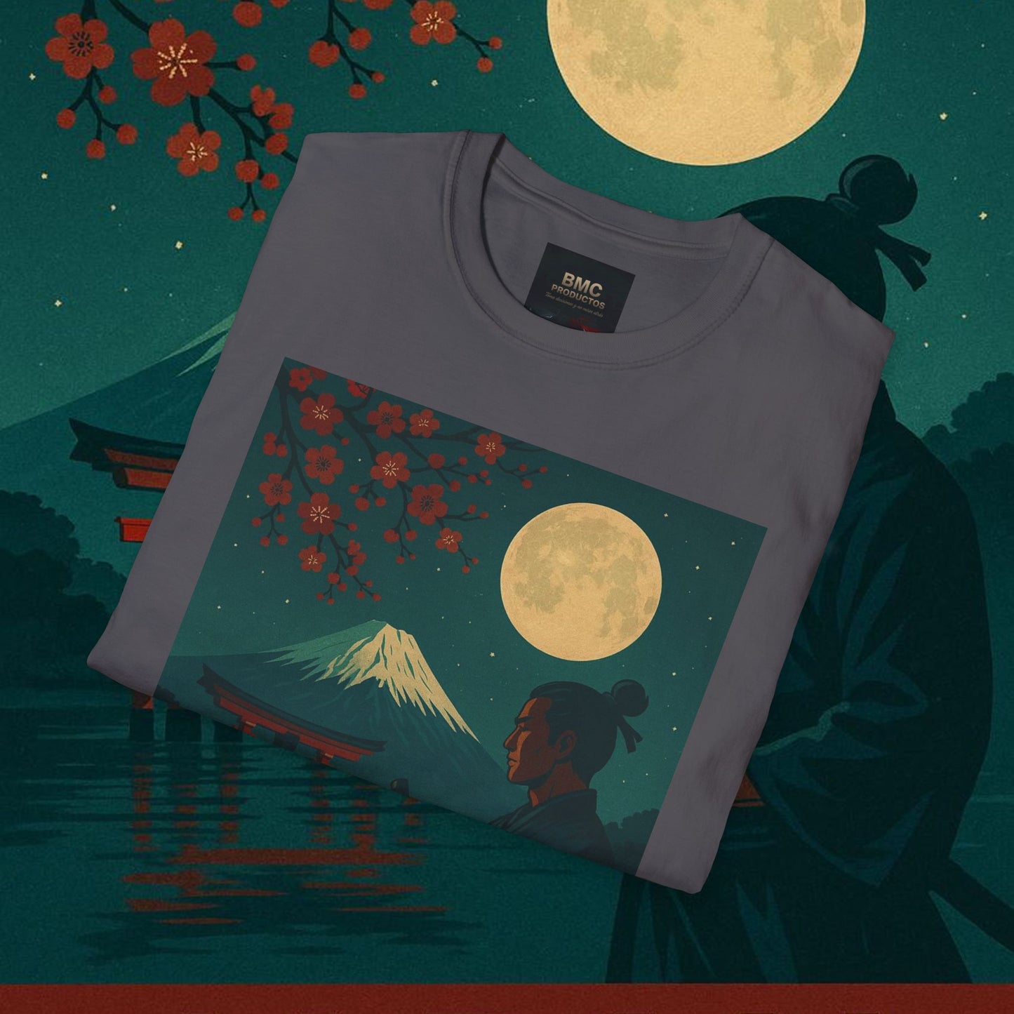"Camiseta Japón: Tradición entre Cerezos y Montañas 🌸⛩️🗻"