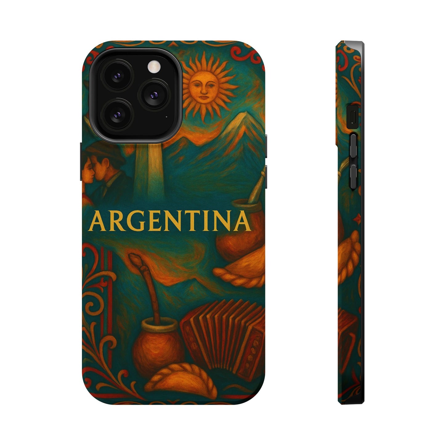 "Funda Magnética Reforzada Argentina: Pasión, Tradición y Tierra de Sueños🔥🏞️"