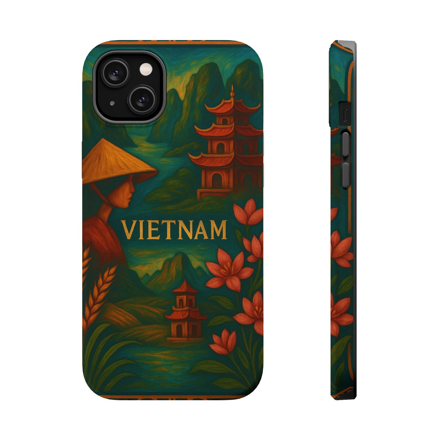 "Reinforced Magnetic Case Vietnam: Tradition, Nature and Ancestral Legends 🎋🏯🐉"