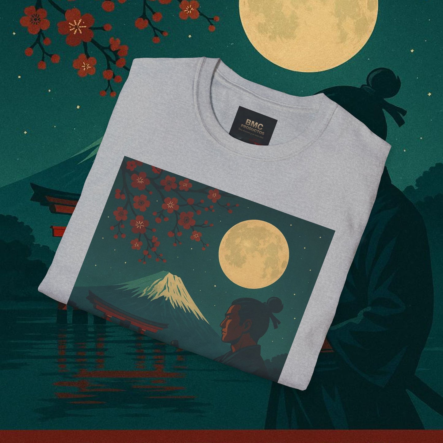 "Camiseta Japón: Tradición entre Cerezos y Montañas 🌸⛩️🗻"