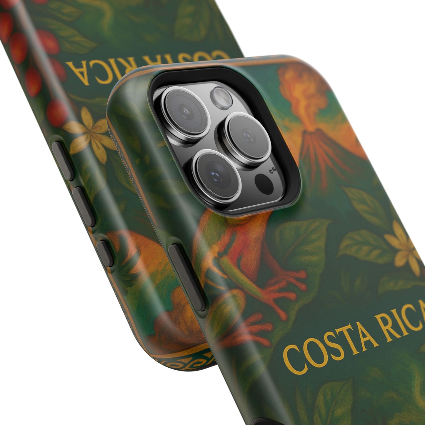 "Funda Magnética Reforzada Magnética Reforzada Costa Rica: Pura Vida entre Volcanes y Selvas 🌋🌴🦜"
