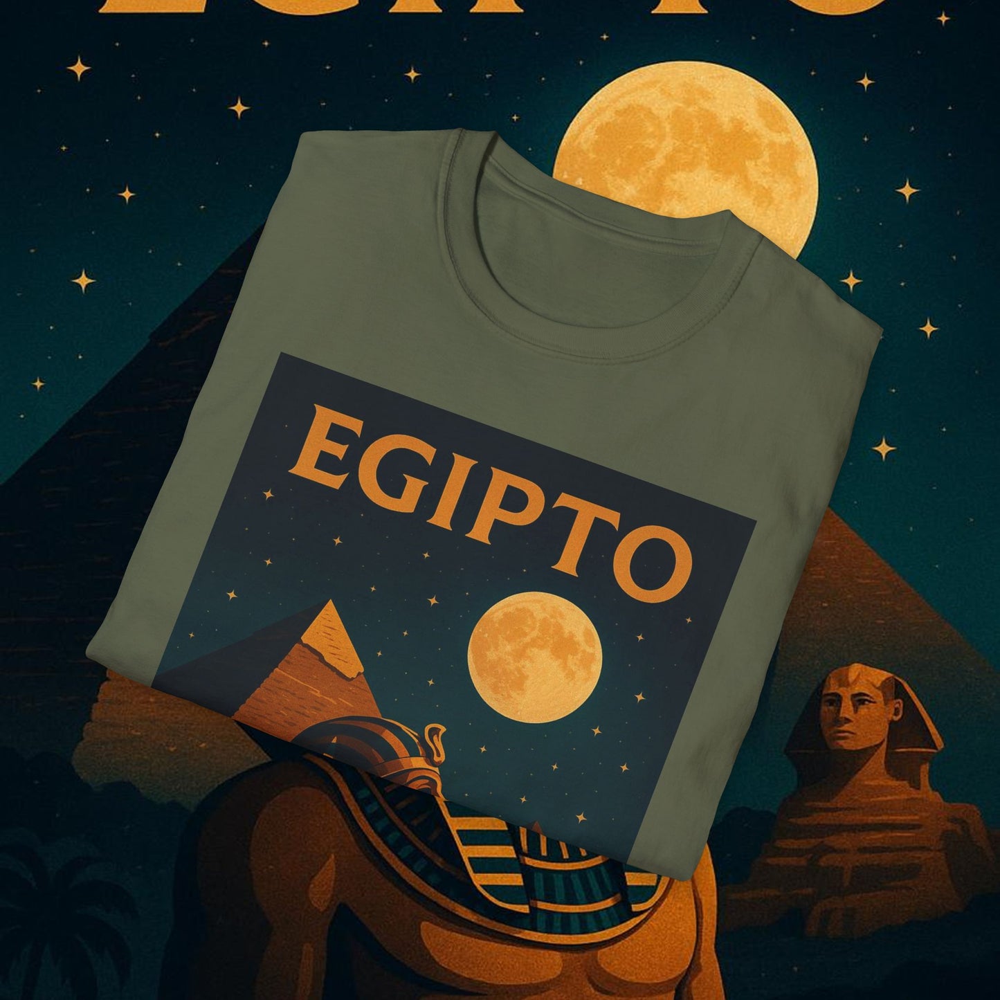 "Camiseta Egipto Misterio Dorado del Nilo 🏺🌅🐫"