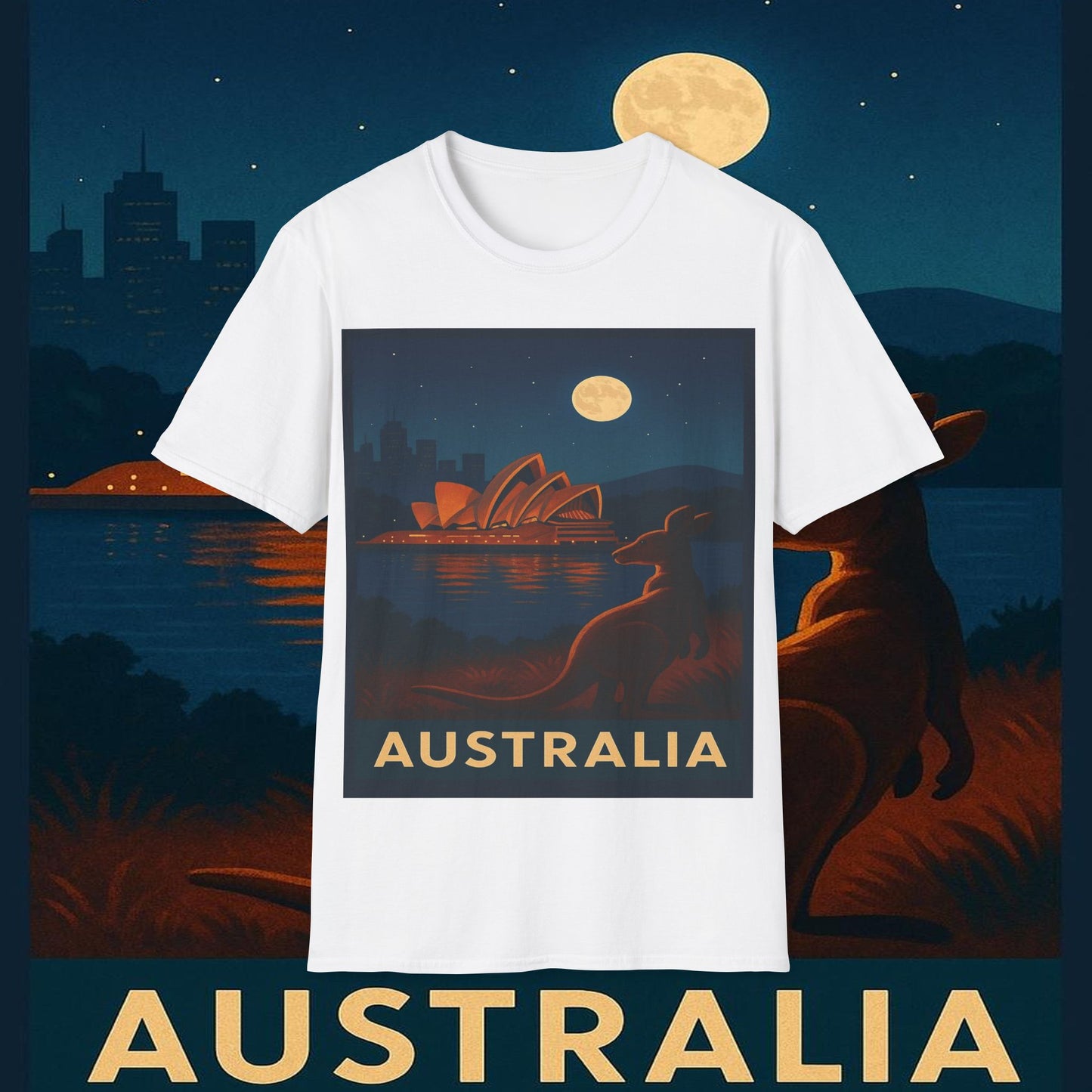 "Camiseta Australia 🌞 – Tierra de maravillas naturales y espíritu libre"