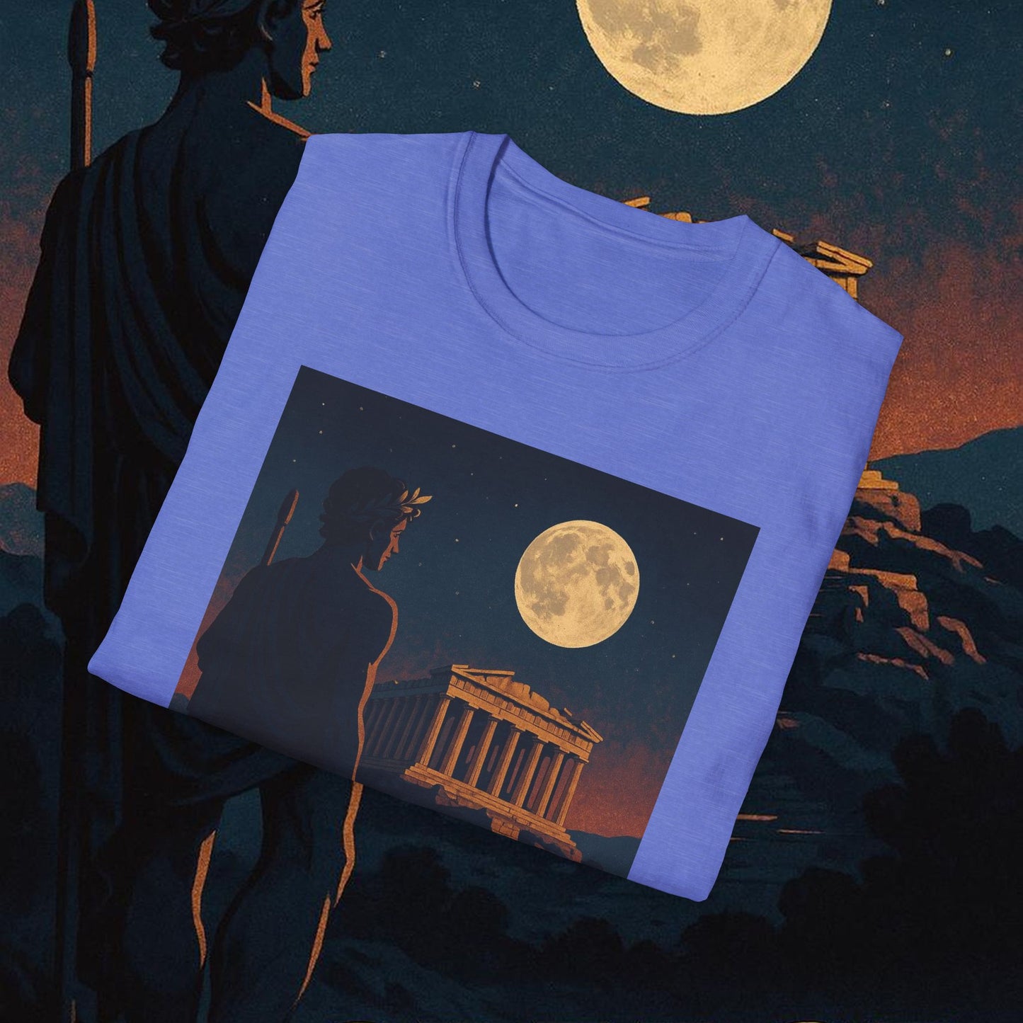 "Camiseta Grecia: Cuna de Dioses, Maravillas y Filosofía 🌊🏛️⚡"