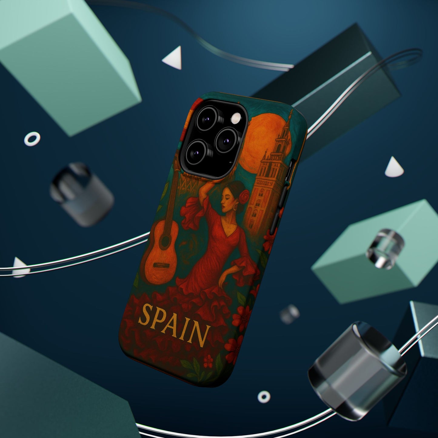 "Funda Magnética Reforzada Magnética Reforzada España: Pasión, Arte y Sabores que Enamoran 🎨💃🍷"