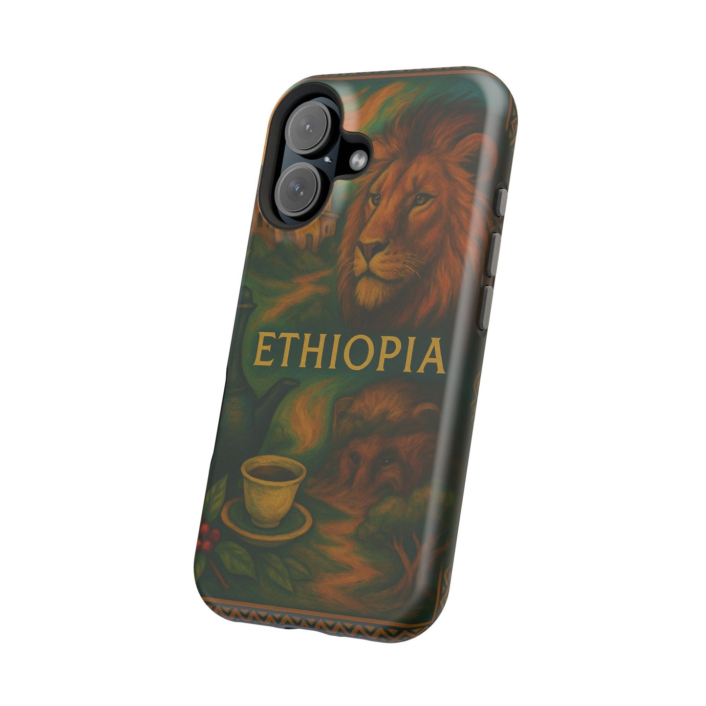 "Reinforced Magnetic Case Ethiopia – Sacred Land and Ancestral Soul"