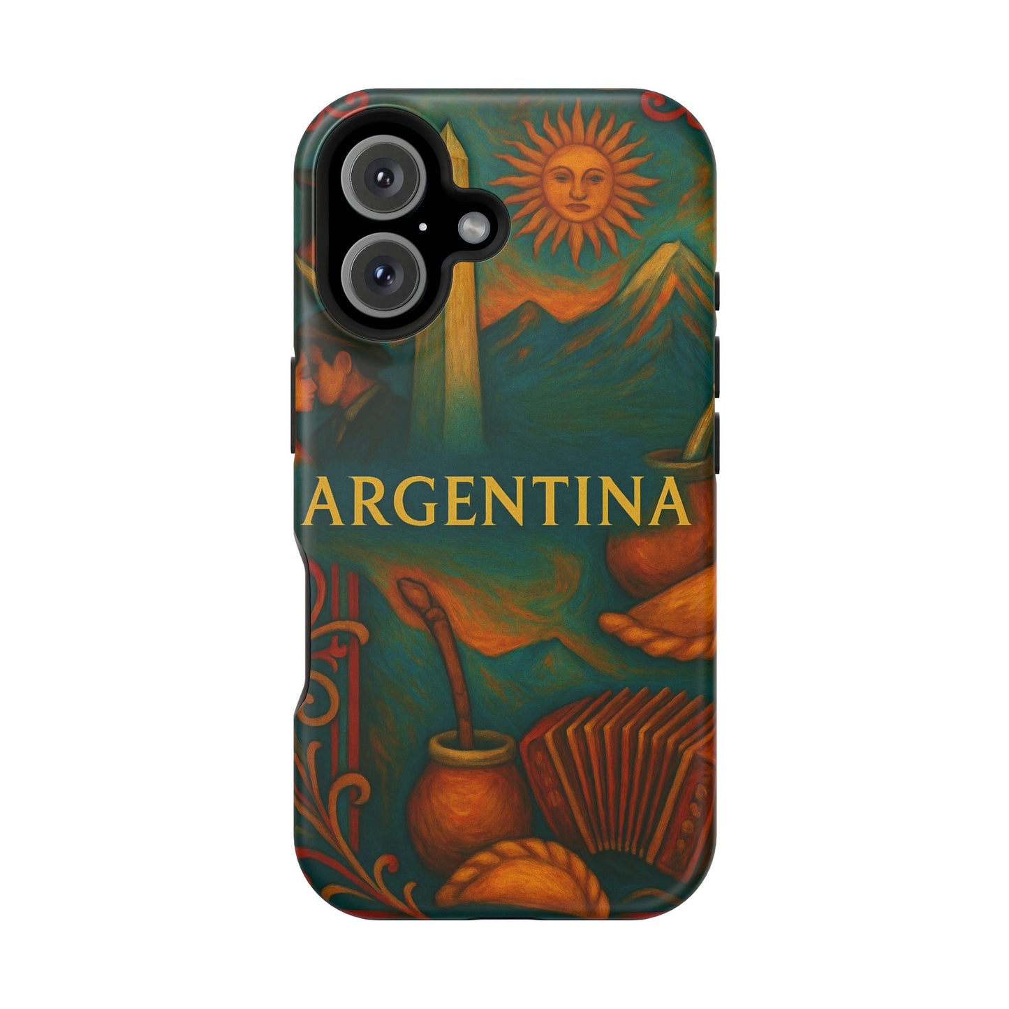 "Funda Magnética Reforzada Argentina: Pasión, Tradición y Tierra de Sueños🔥🏞️"