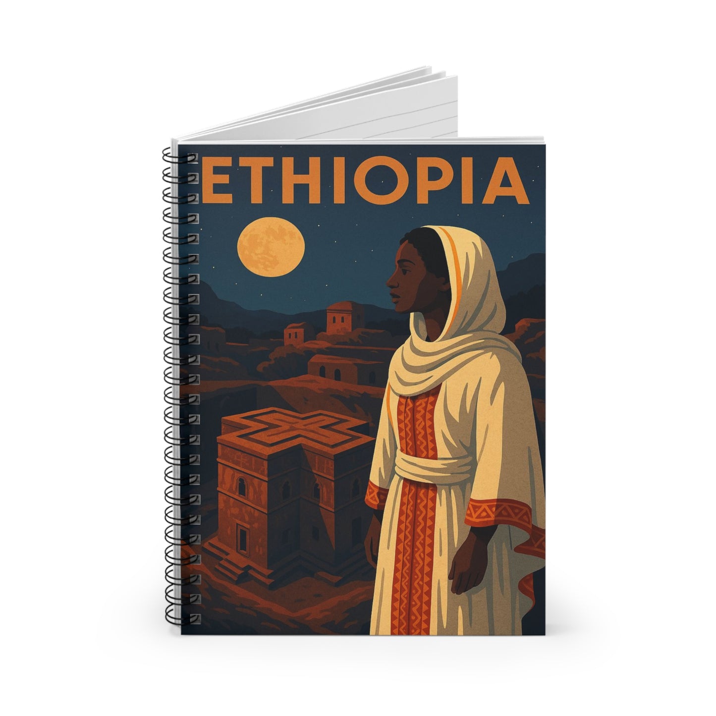 "libreta Etiopía – Tierra sagrada y alma ancestral"