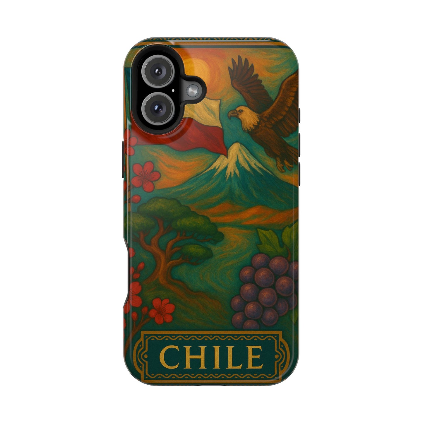 "Funda Magnética Reforzada Magnética Reforzada Chile: Naturaleza Indómita y Horizontes Eternos 🏔️🍇🏜️"