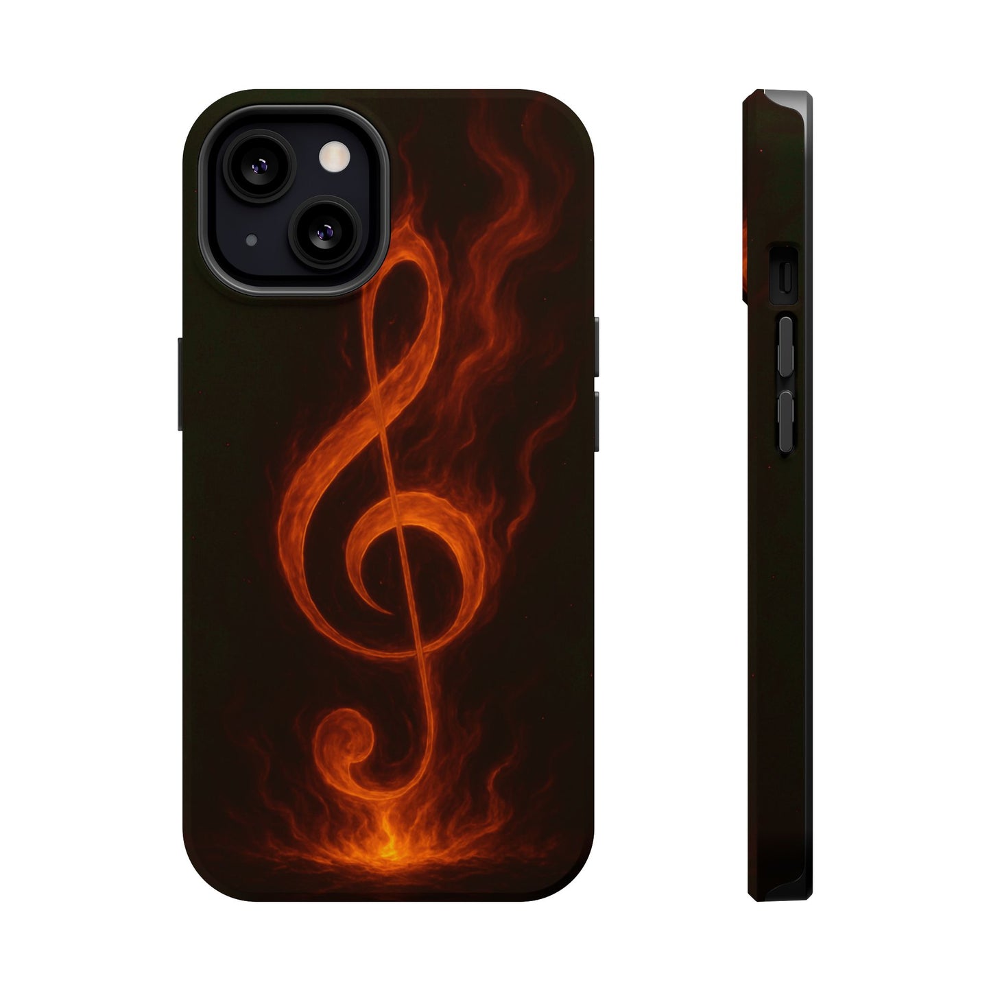 "Reinforced Magnetic Case Reinforced Magnetic Treble Clef 🎼🔥Where a note is born... a flame is born.” 🔥🎼
