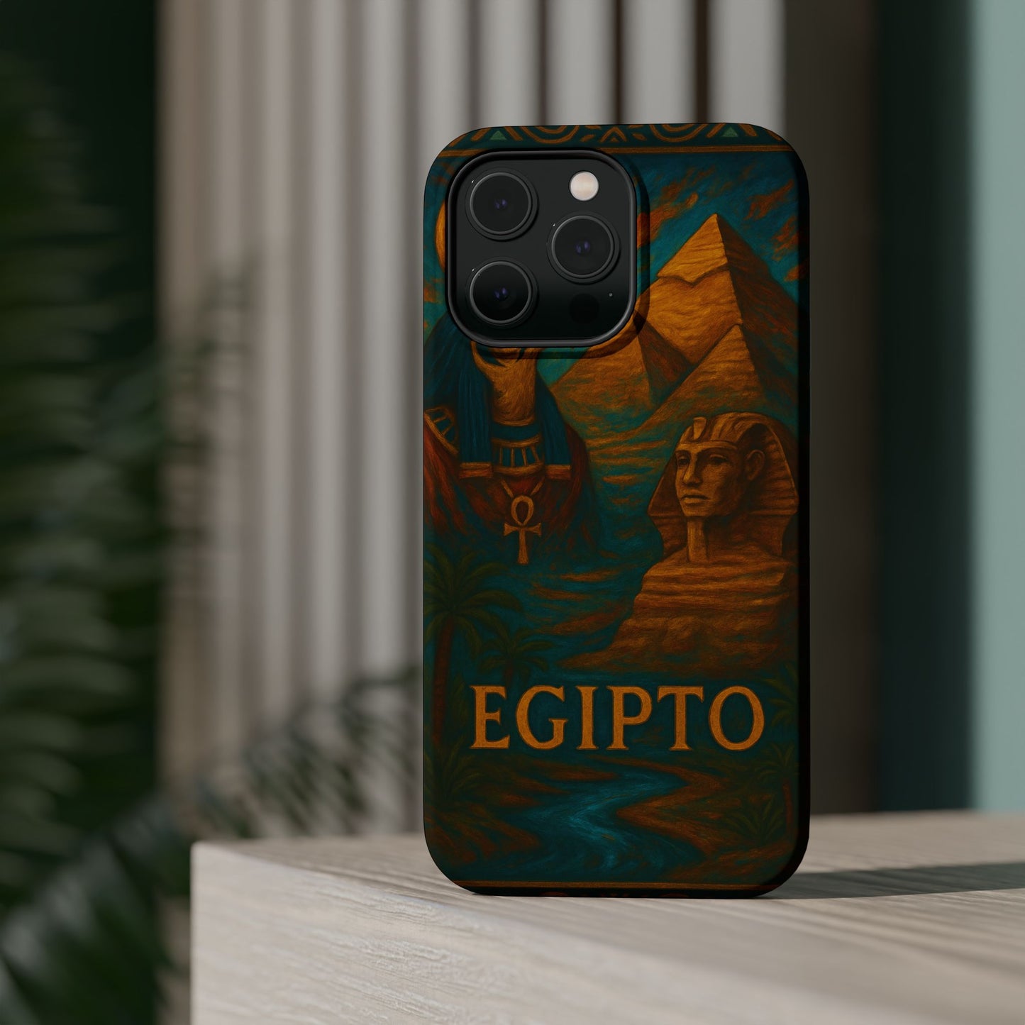 "Funda Magnética Reforzada Egipto Misterio Dorado del Nilo 🏺🌅🐫