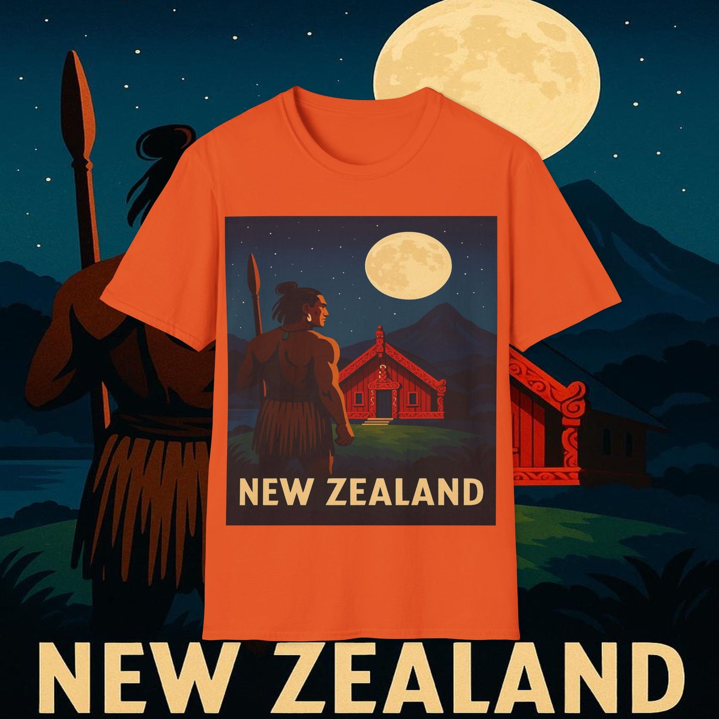 "Camiseta Nueva Zelanda 🏞️ – El paraíso de la naturaleza y la aventura"