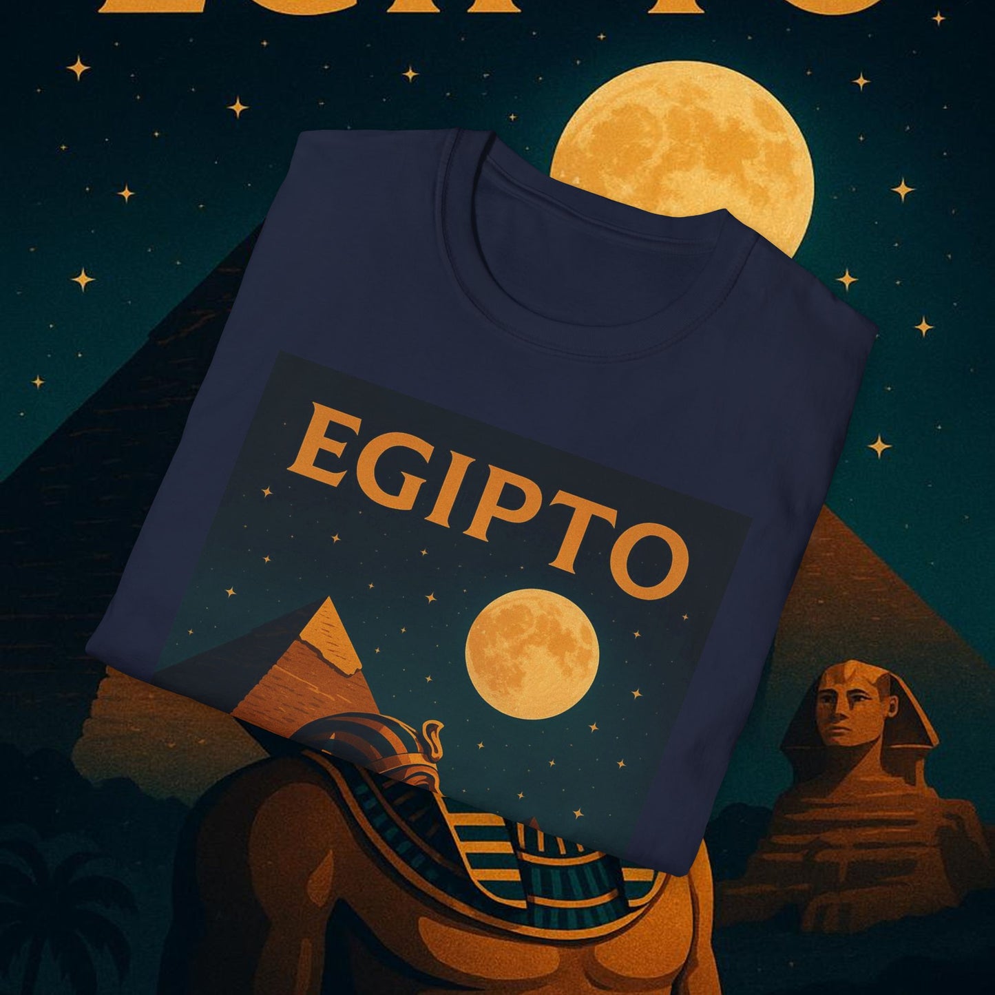 "Camiseta Egipto Misterio Dorado del Nilo 🏺🌅🐫"