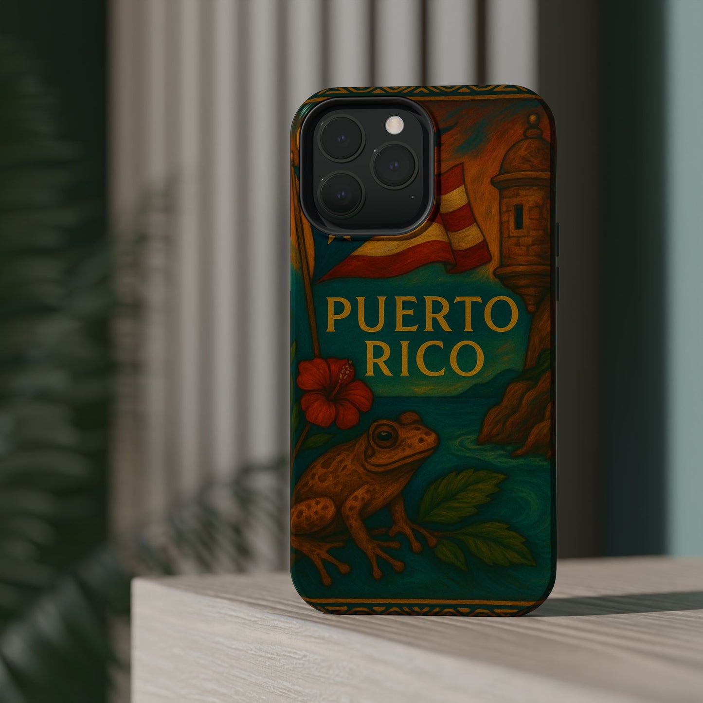"Reinforced Magnetic Case Puerto Rico – Caribbean rhythm, soul, and color"