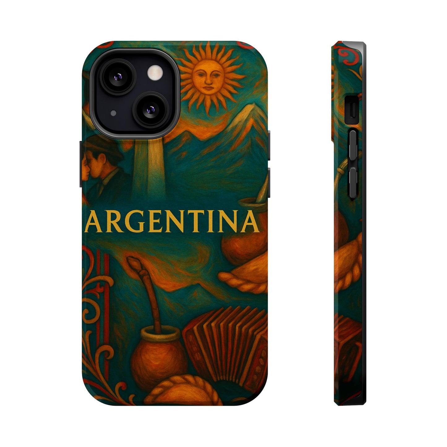 "Funda Magnética Reforzada Argentina: Pasión, Tradición y Tierra de Sueños🔥🏞️"