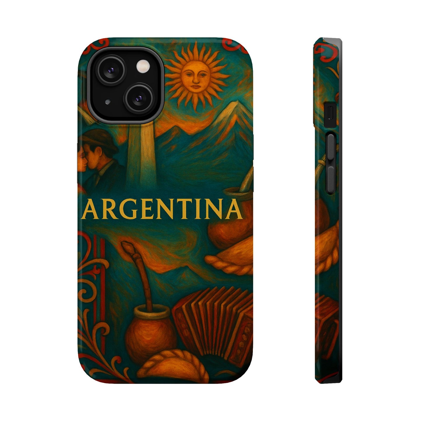 "Funda Magnética Reforzada Argentina: Pasión, Tradición y Tierra de Sueños🔥🏞️"