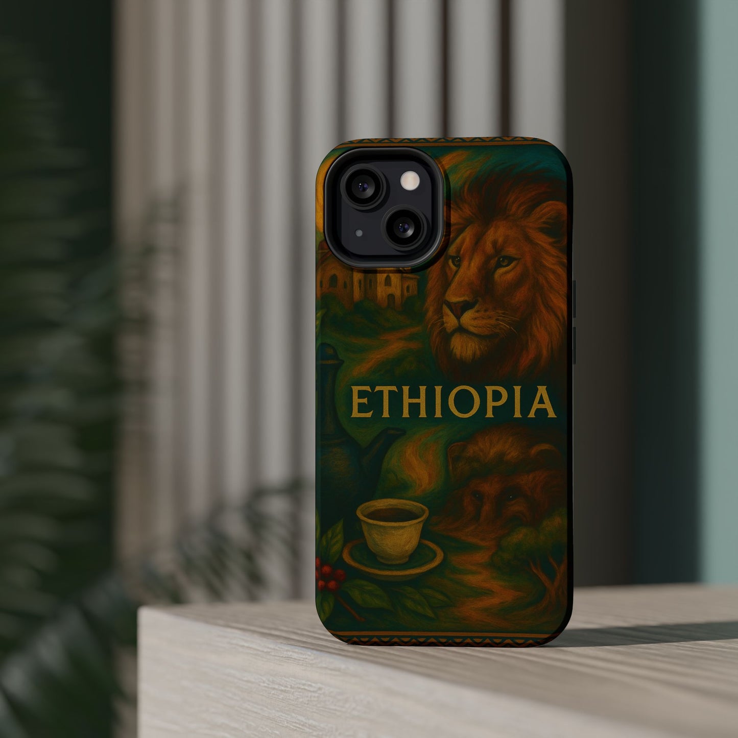 "Reinforced Magnetic Case Ethiopia – Sacred Land and Ancestral Soul"
