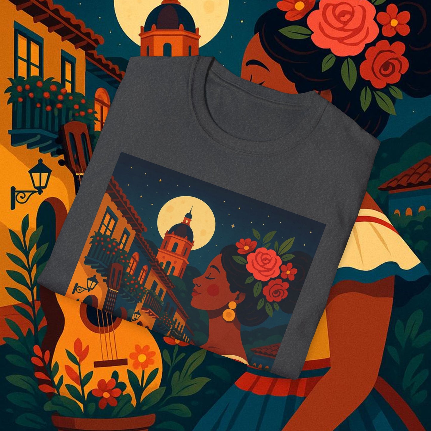 "Camiseta Colombia: Magia de Colores, Café y Tradición ☕🎨🌄"