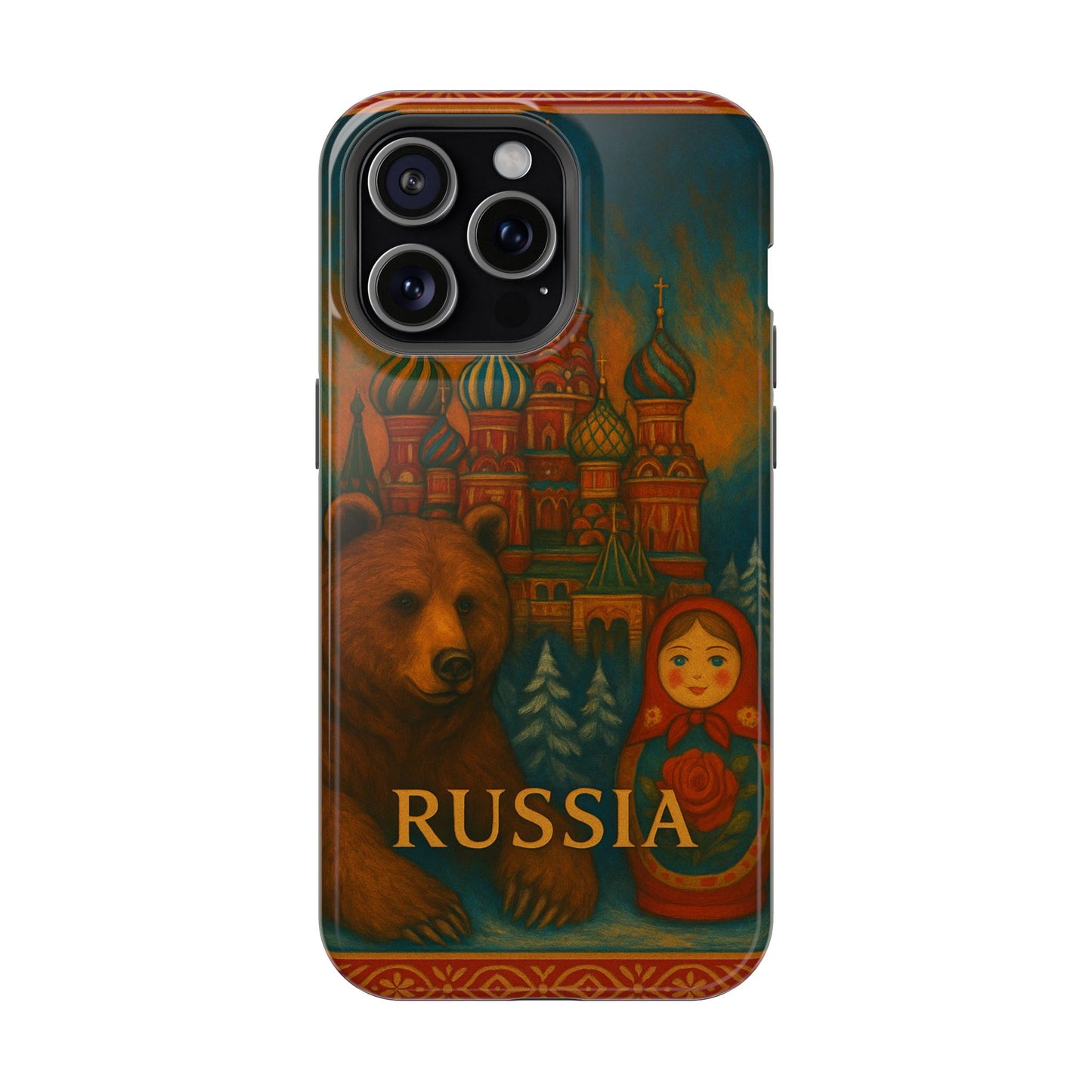 "Funda Magnética Reforzada Magnética Reforzada Rusia❄️ – Tierra de historia, misterio y grandeza"