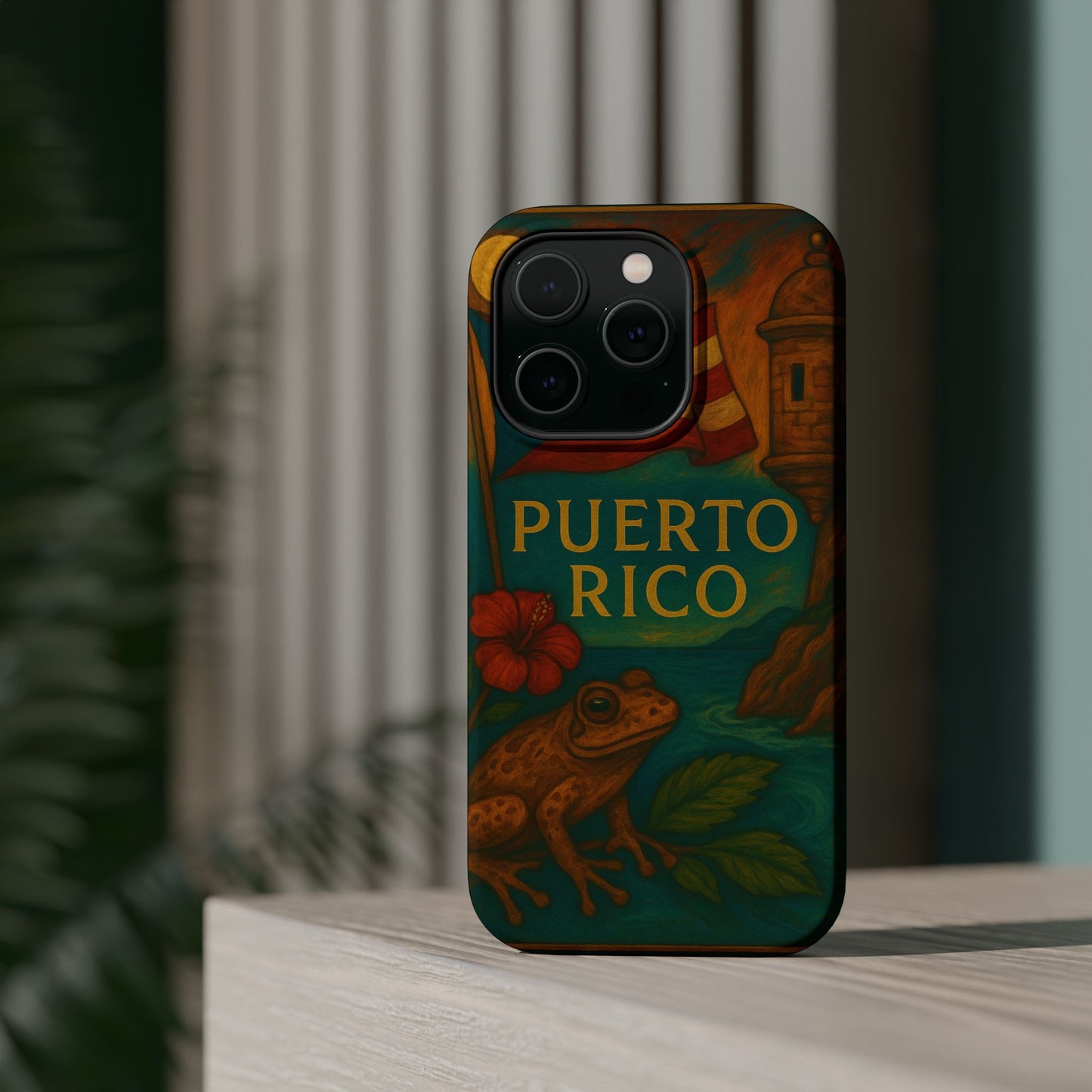 "Reinforced Magnetic Case Puerto Rico – Caribbean rhythm, soul, and color"