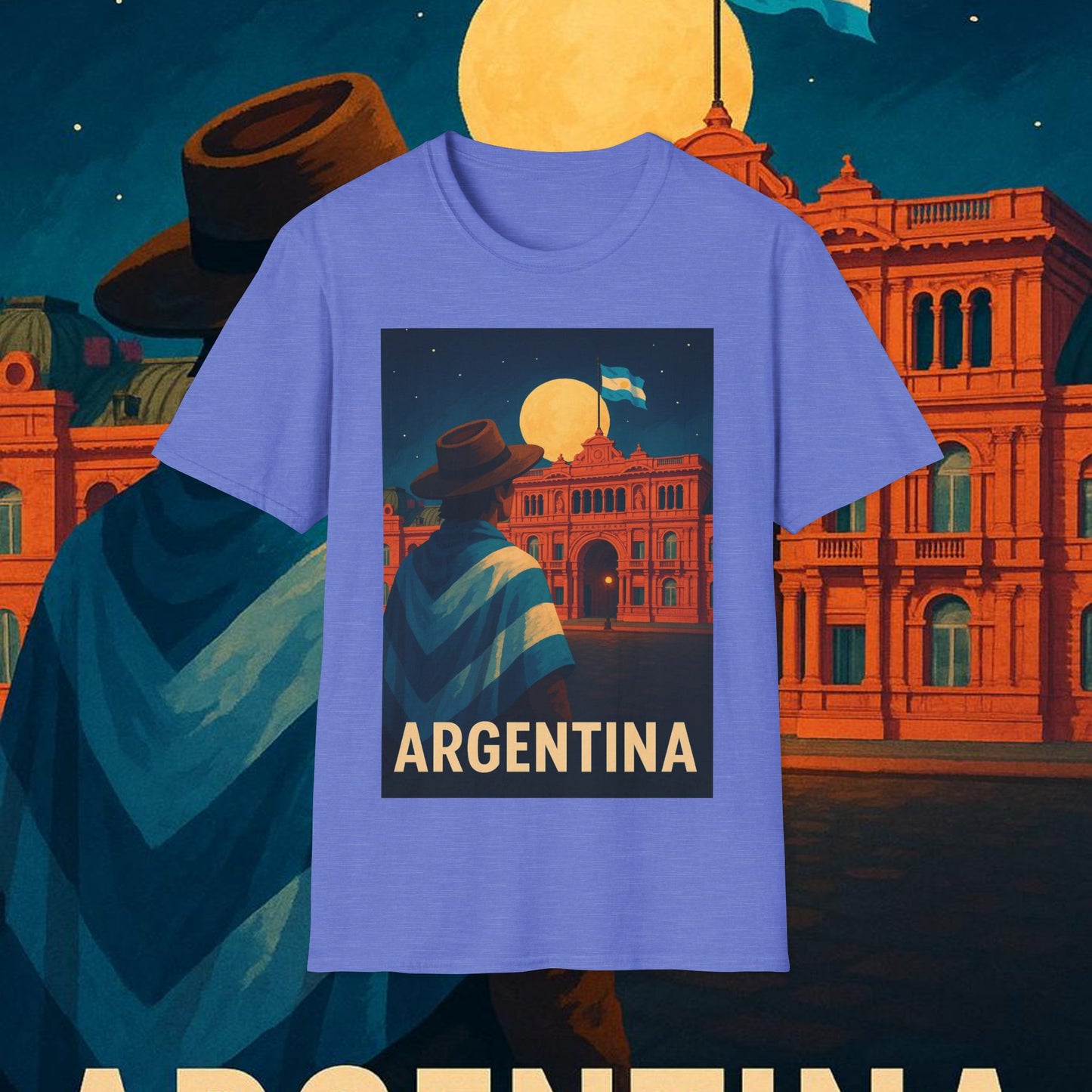 "Camiseta Argentina: Pasión, Tradición y Tierra de Sueños 🇦🇷🔥🏞️"