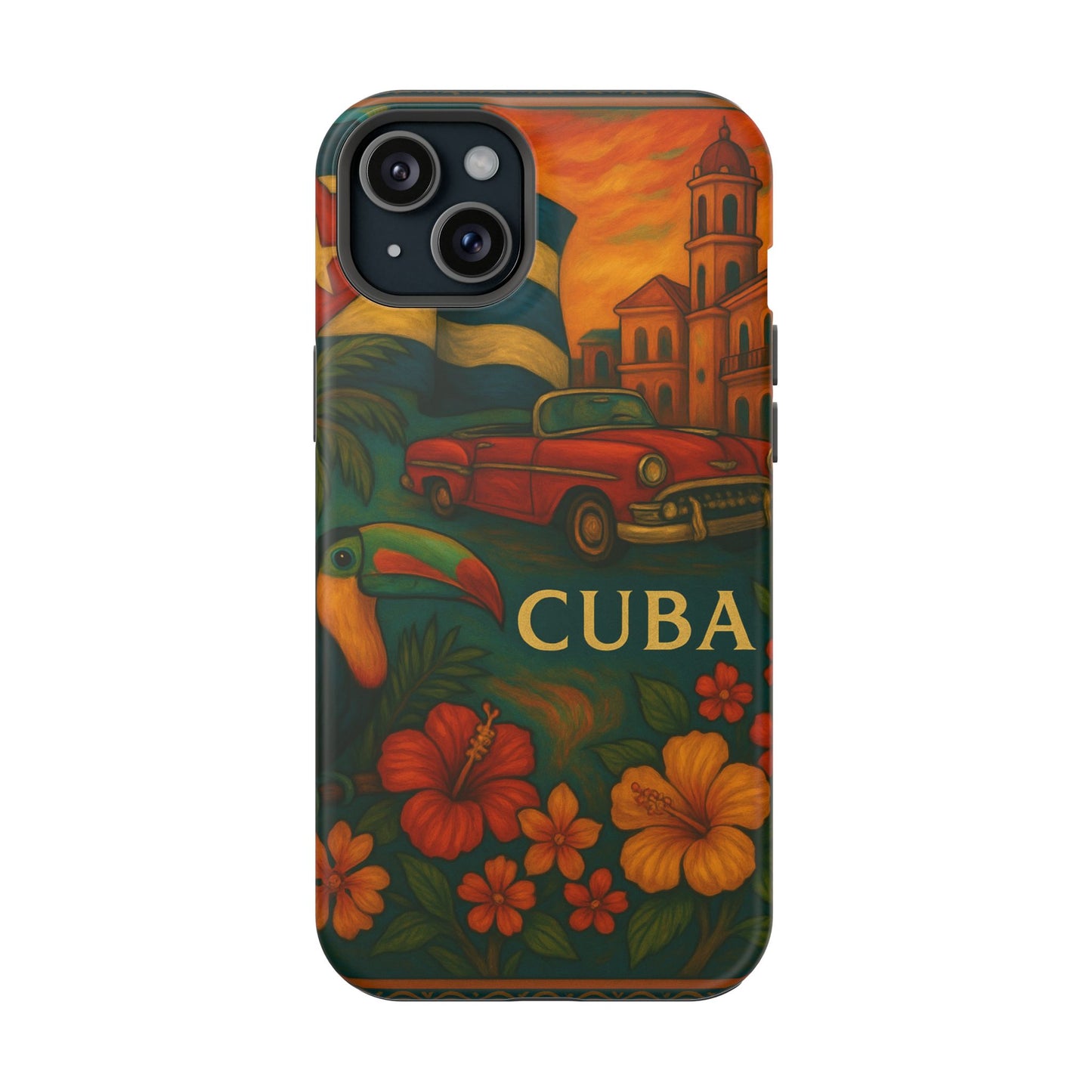 "Reinforced Magnetic Case Reinforced Magnetic Case Cuba: Rhythm, History and Caribbean Charm 🎺🚗🌴"