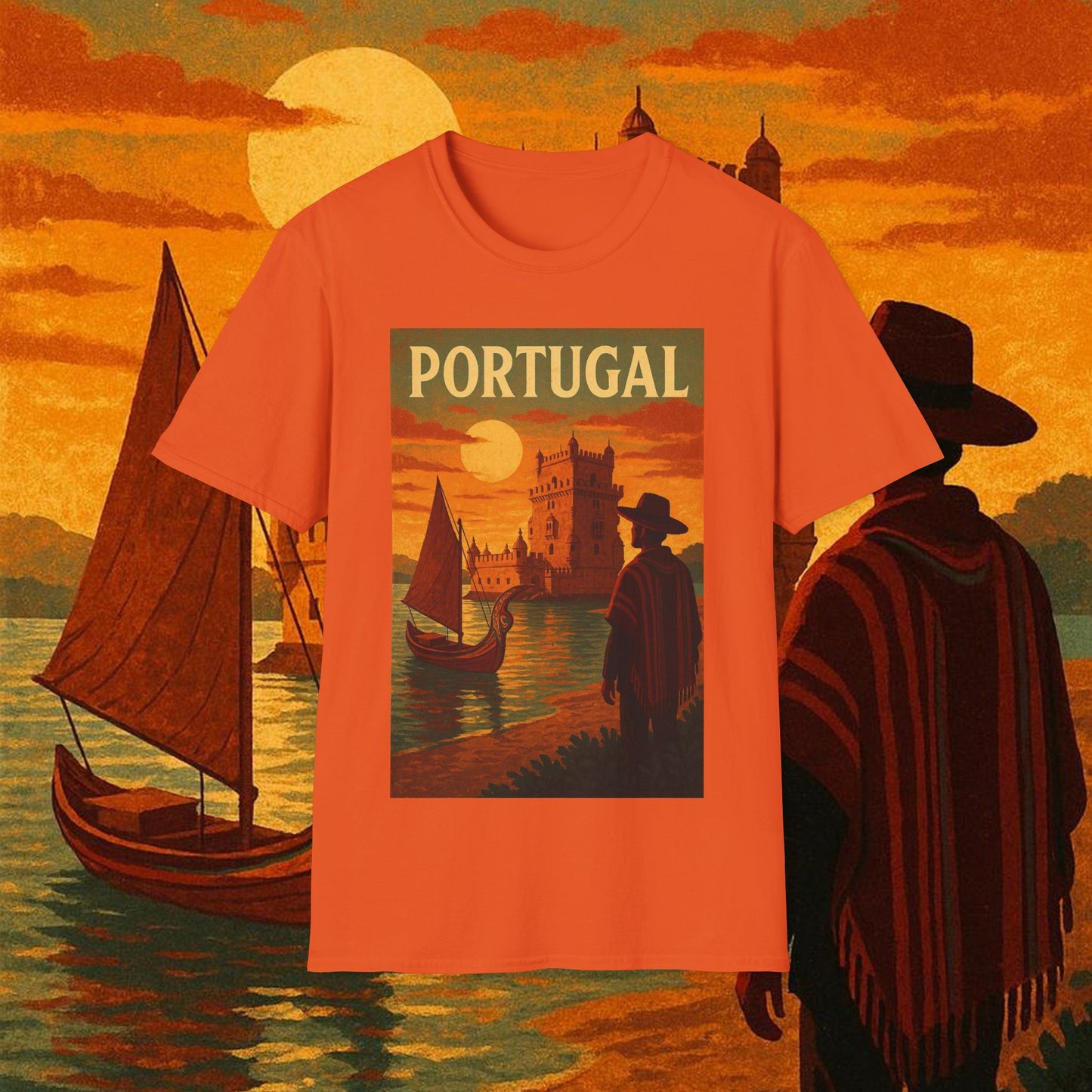 "Camiseta Portugal: Encanto Atlántico, Fados y Azulejos 🌊🎶🧿"