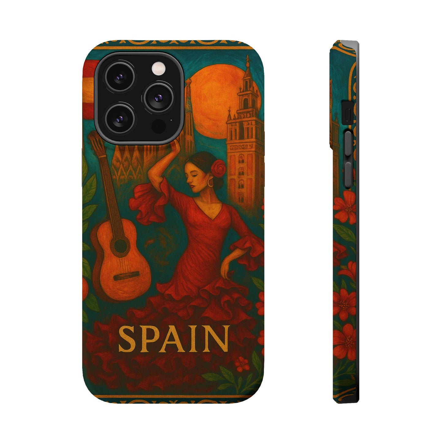 "Funda Magnética Reforzada Magnética Reforzada España: Pasión, Arte y Sabores que Enamoran 🎨💃🍷"