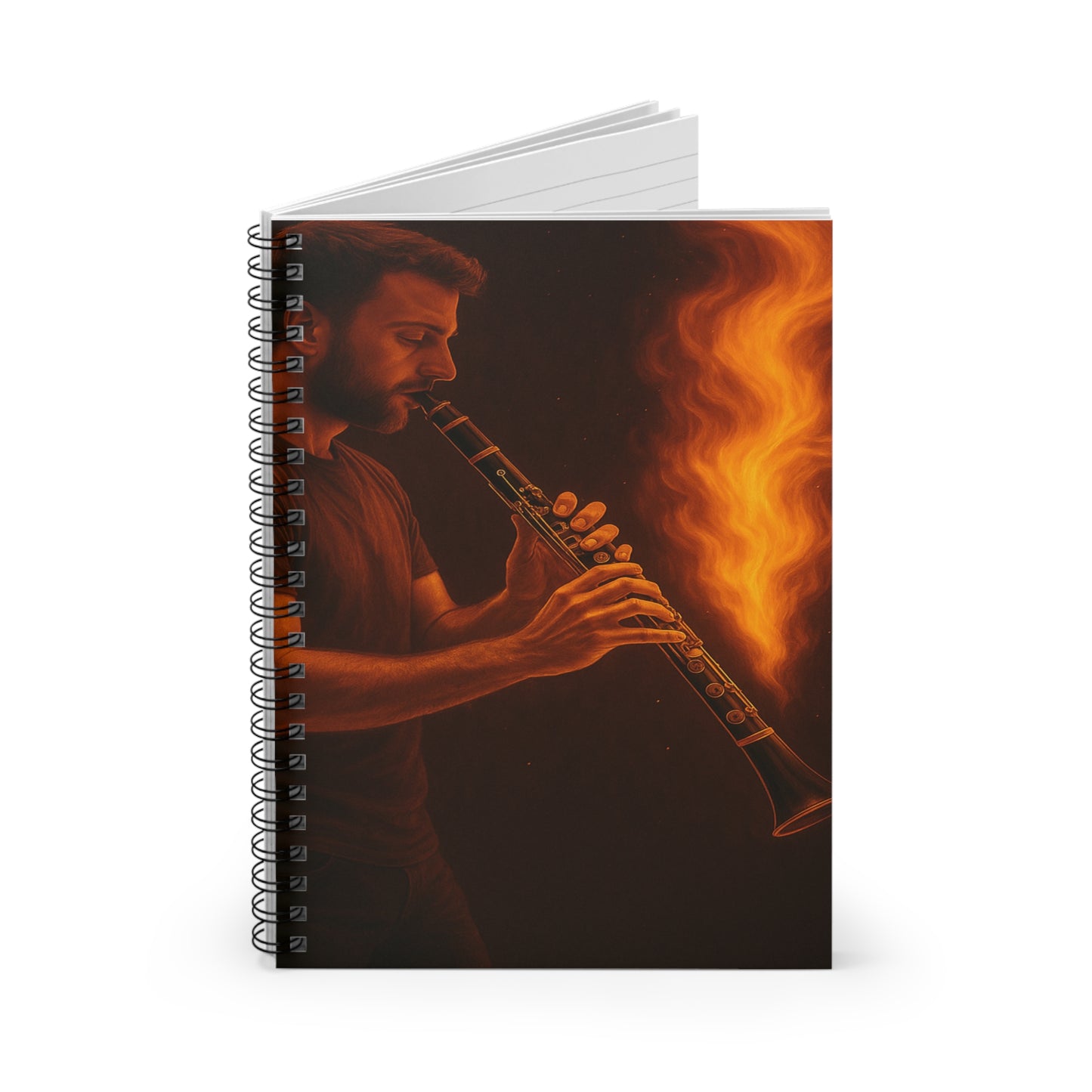 "libreta clarinete🎵🔥 El sonido del alma no grita… arde.” 🔥🎵