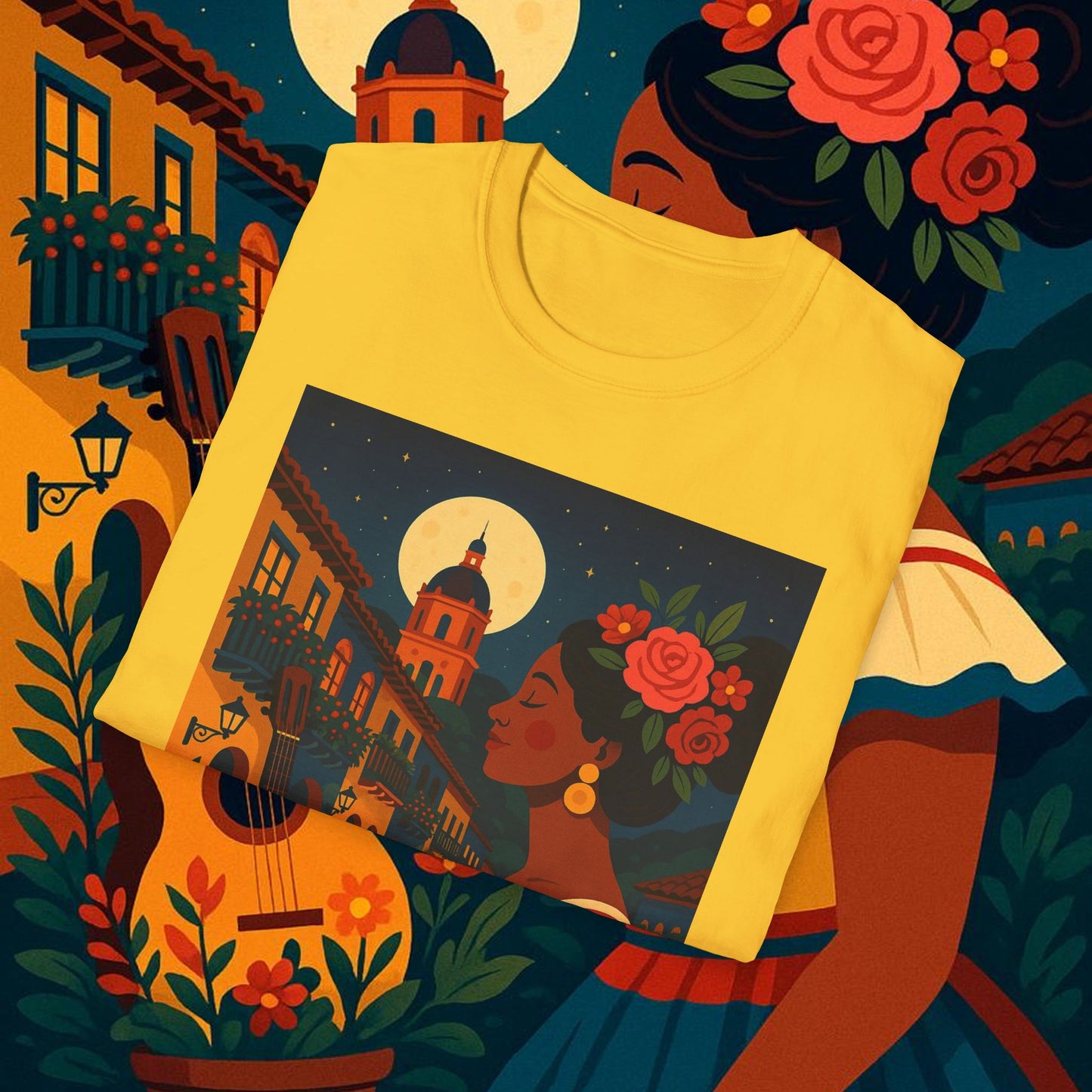 "Camiseta Colombia: Magia de Colores, Café y Tradición ☕🎨🌄"