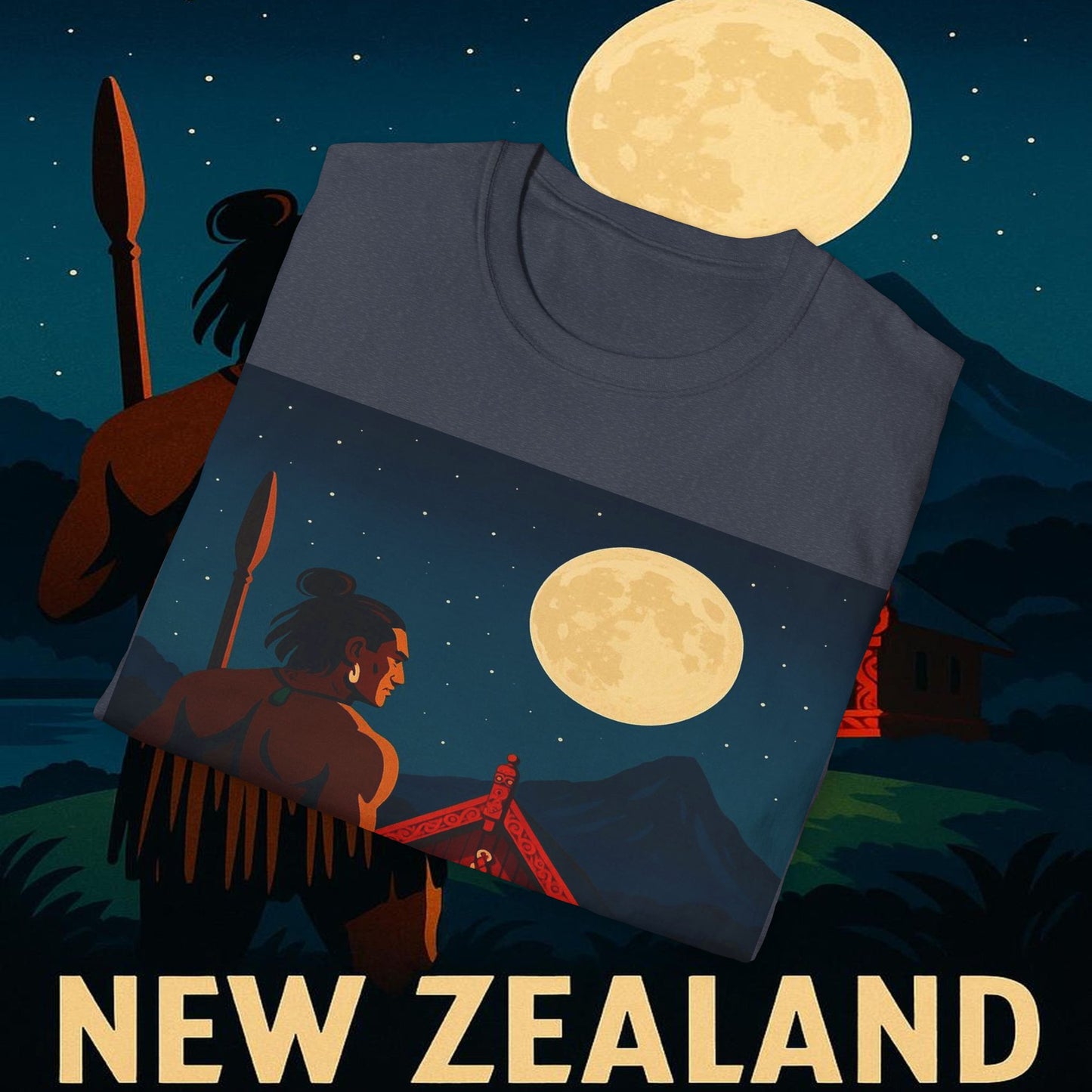 "Camiseta Nueva Zelanda 🏞️ – El paraíso de la naturaleza y la aventura"