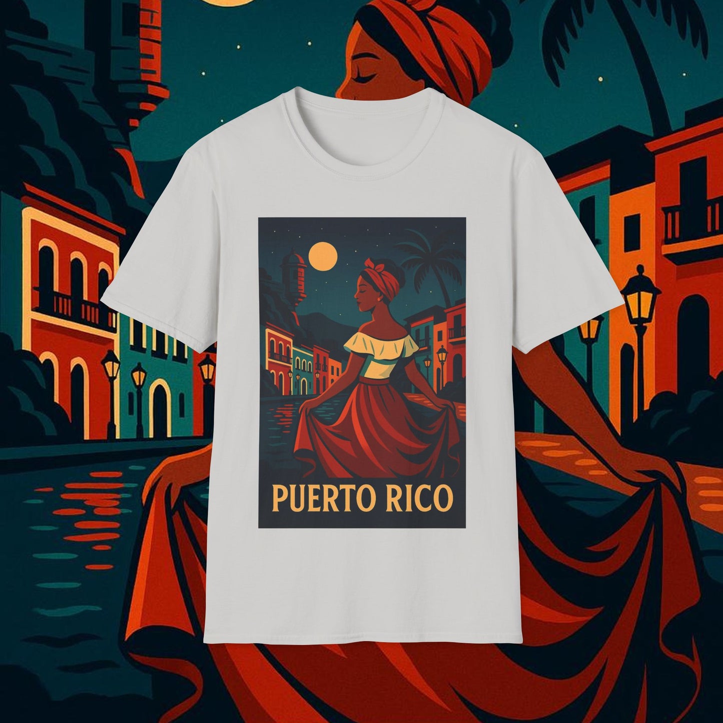 "Camiseta Puerto Rico – Ritmo, alma y color caribeño"
