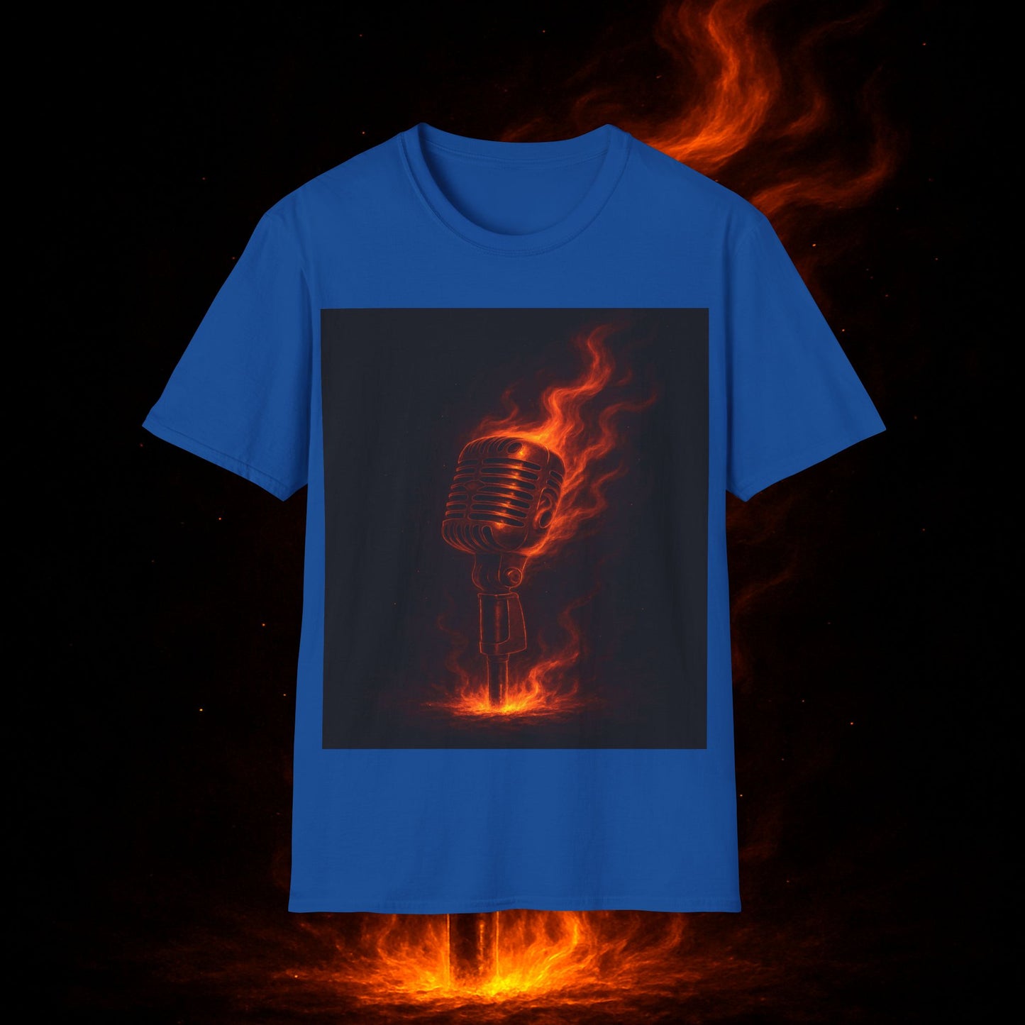 "Camiseta voz 🎤🔥Dilo con fuego. Cántalo con alma.” 🔥🎤