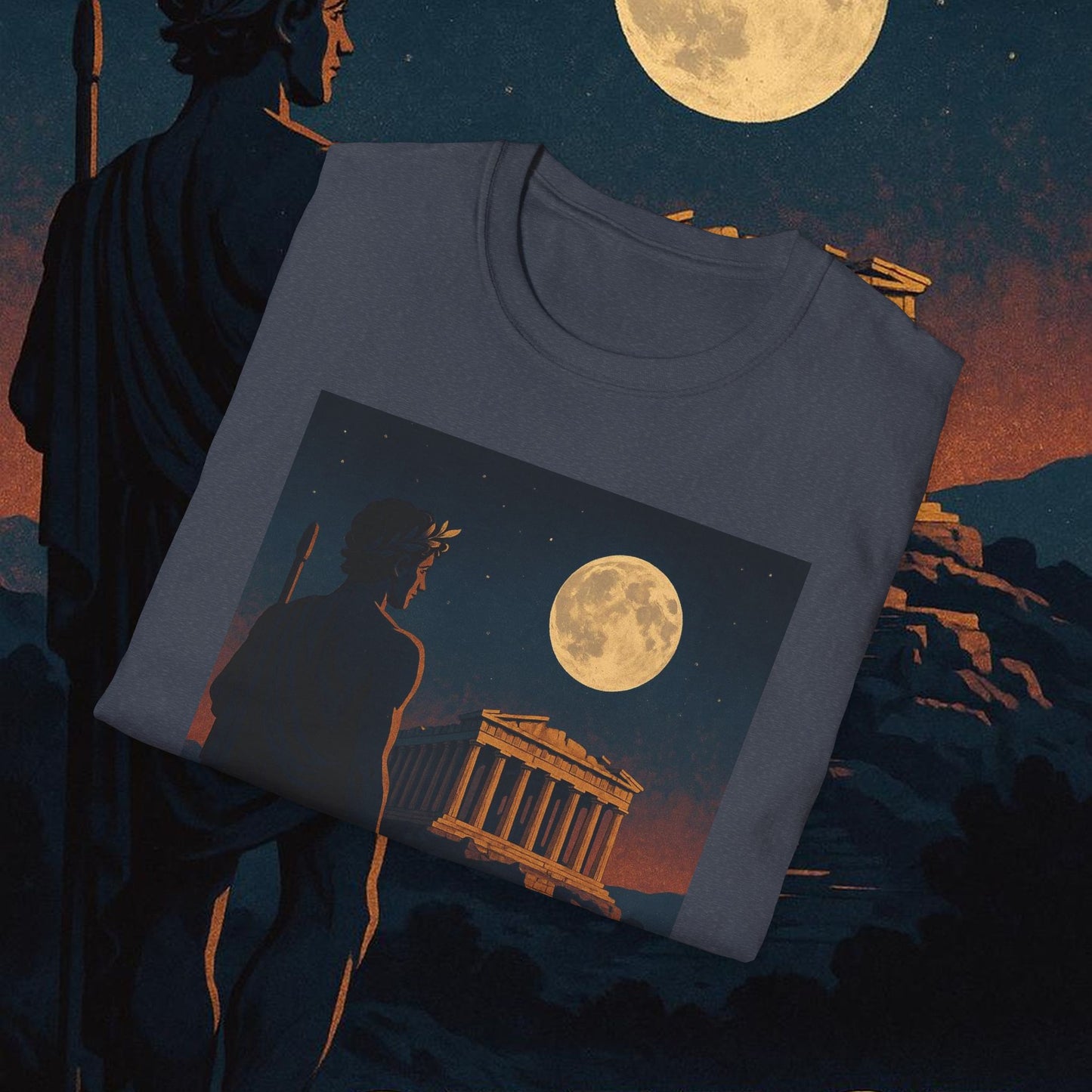 "Camiseta Grecia: Cuna de Dioses, Maravillas y Filosofía 🌊🏛️⚡"