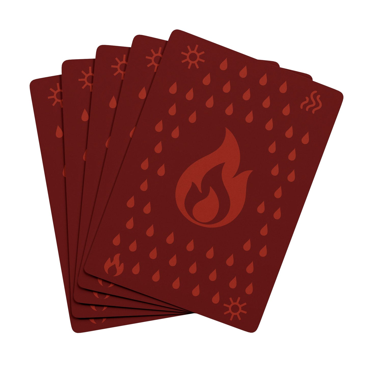 ♠️ Carta de Póker – Elemento Fuego 🔥♠️