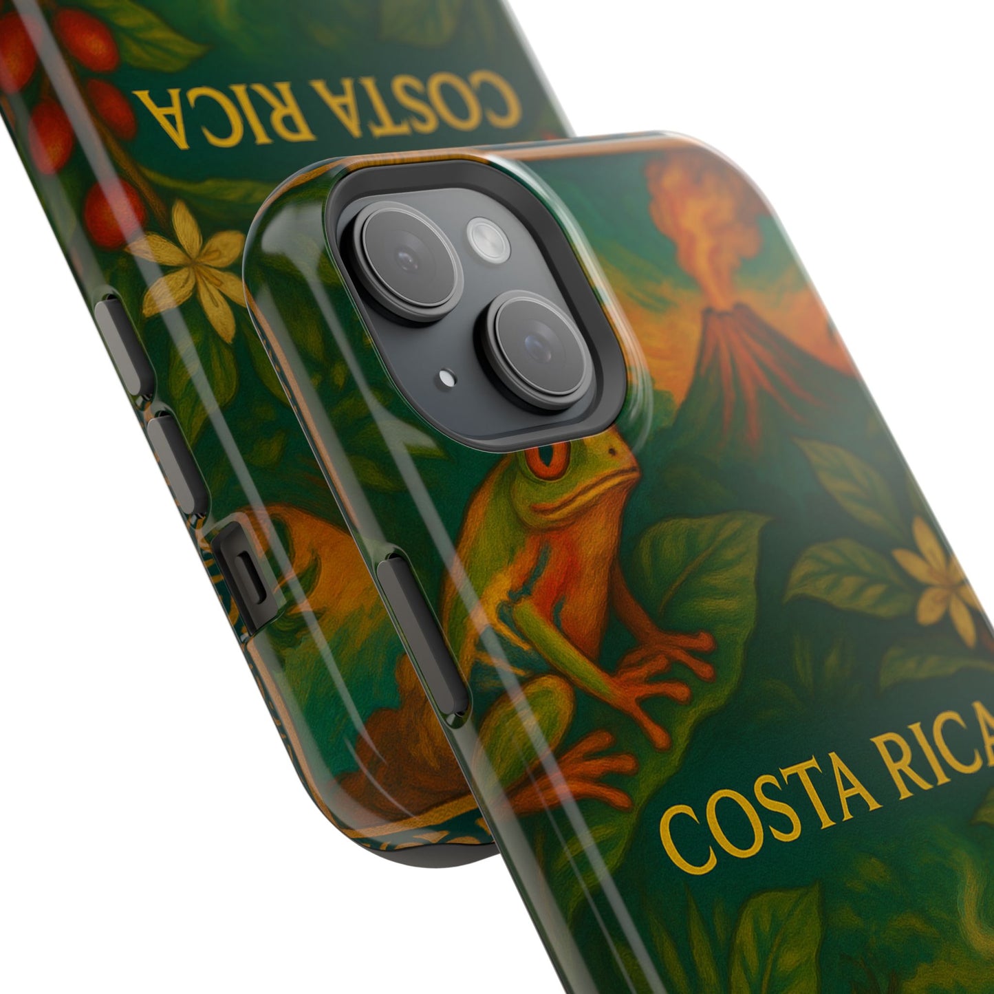 "Funda Magnética Reforzada Magnética Reforzada Costa Rica: Pura Vida entre Volcanes y Selvas 🌋🌴🦜"