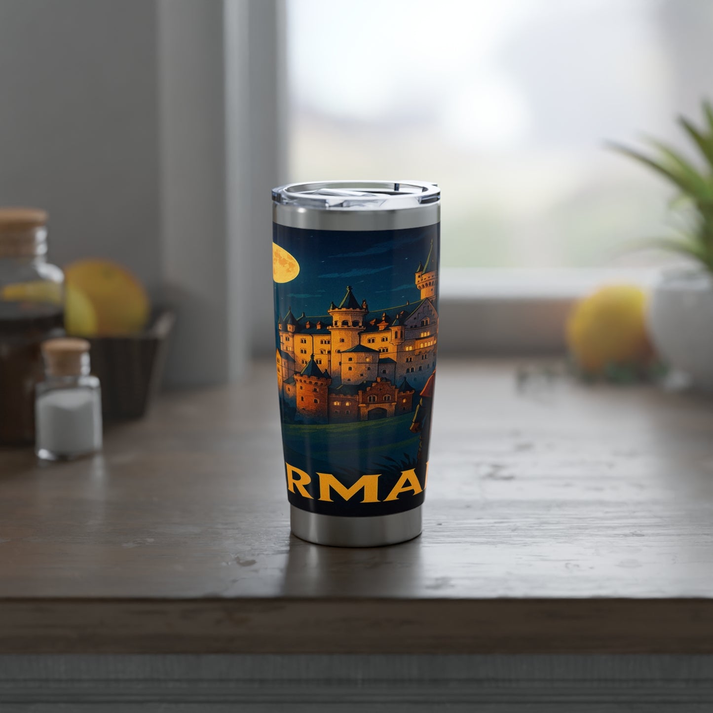 "Vaso Térmico Vagabond 20oz Alemania: Fortaleza, Historia y Tradición 🎖️🏰🍺"