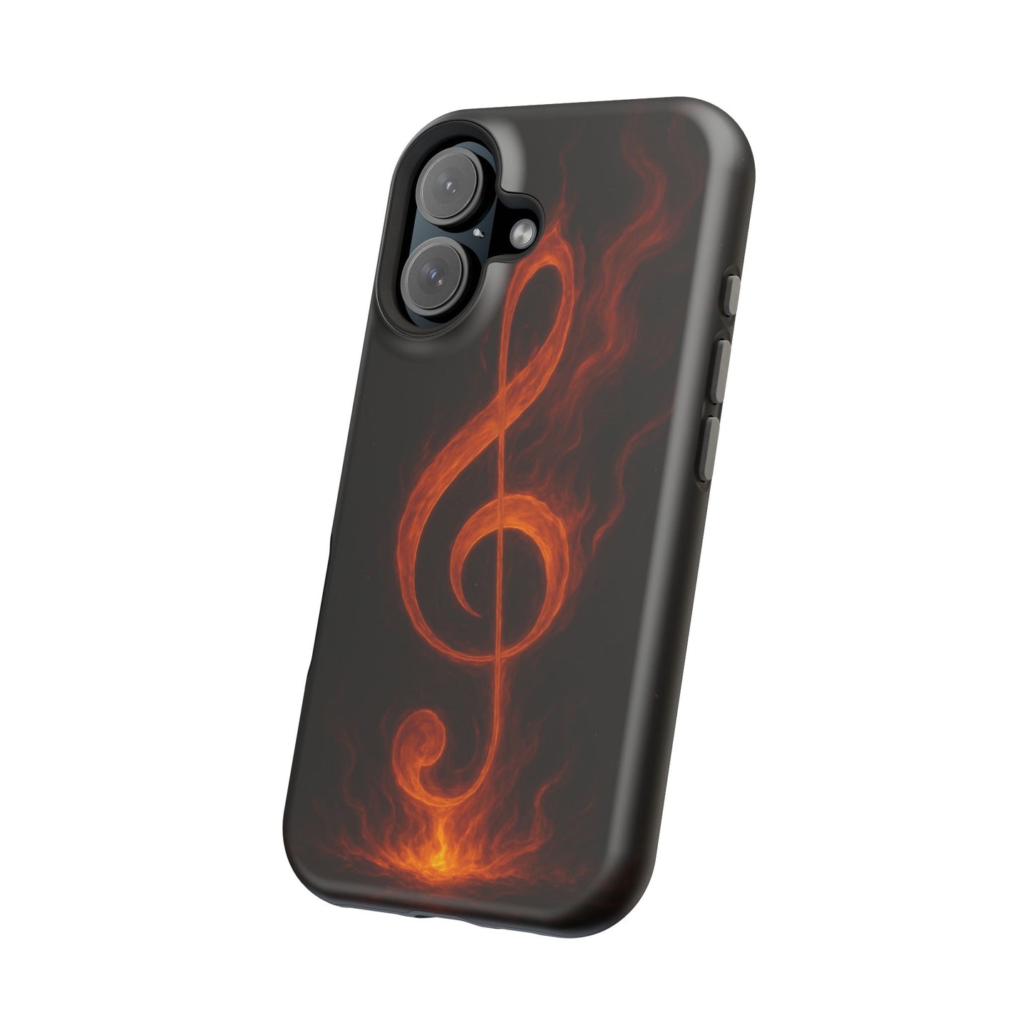 "Reinforced Magnetic Case Reinforced Magnetic Treble Clef 🎼🔥Where a note is born... a flame is born.” 🔥🎼