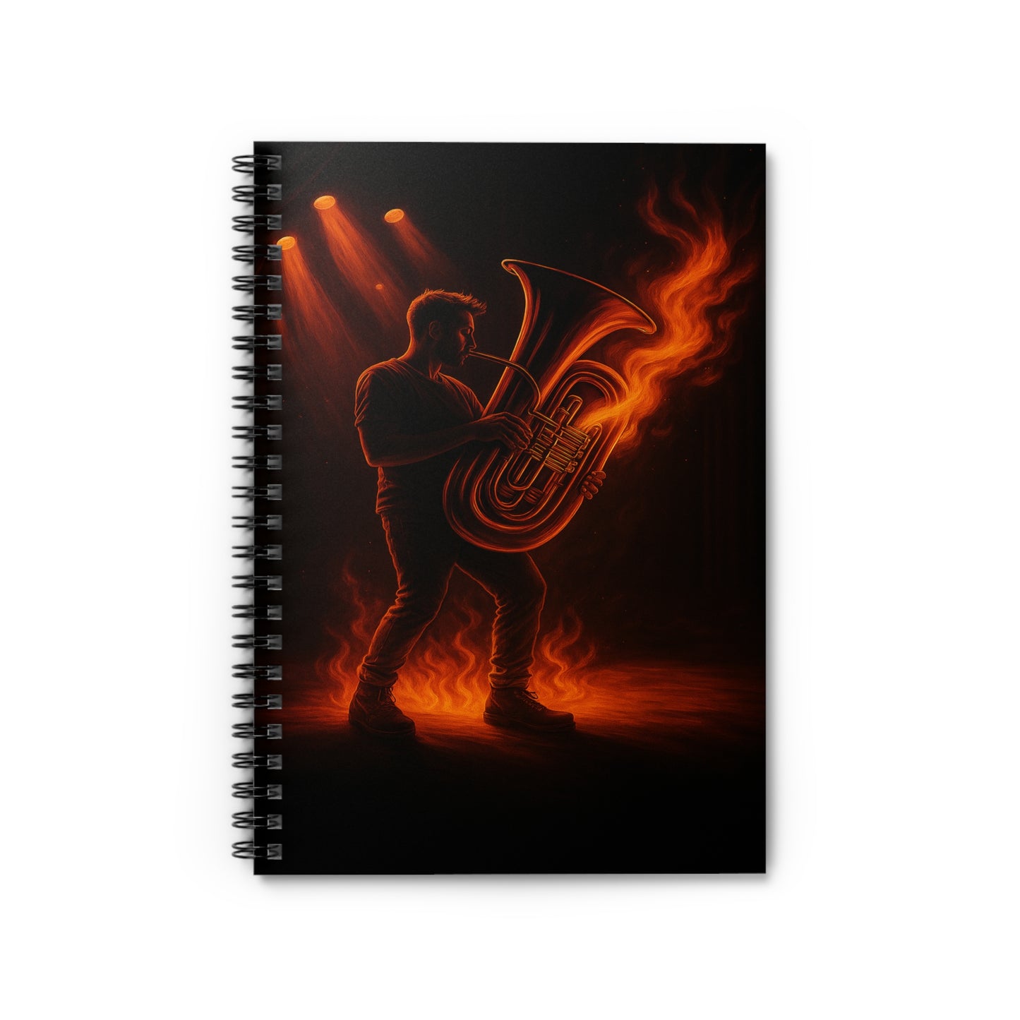 "libreta Tuba 🎺🔥 Cuando el alma suena, todo arde.”