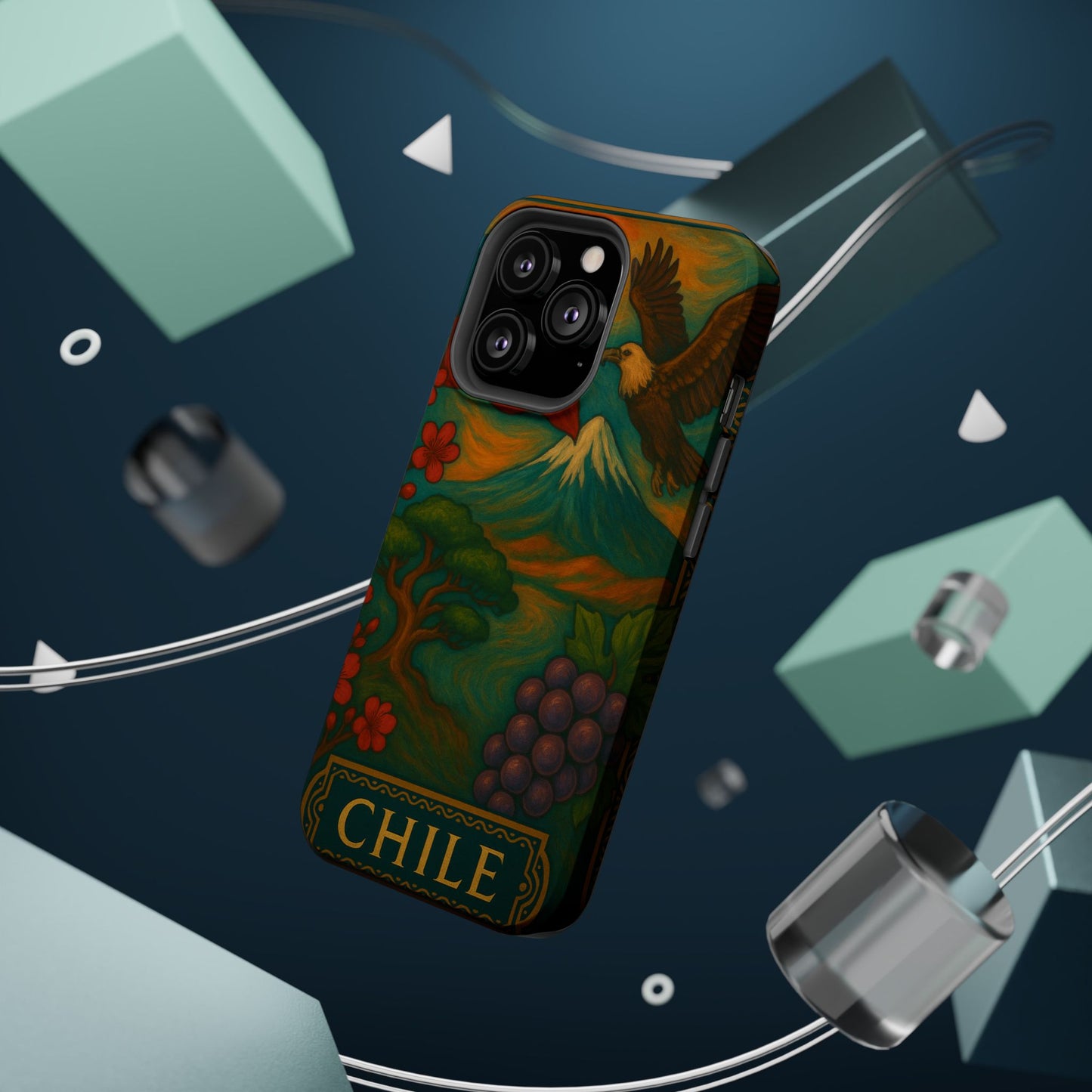 "Funda Magnética Reforzada Magnética Reforzada Chile: Naturaleza Indómita y Horizontes Eternos 🏔️🍇🏜️"