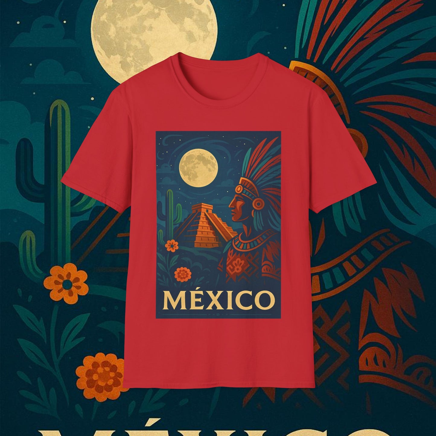 "Camiseta México: Tierra de Colores, Cultura y Corazón 🌵🎉🪅"
