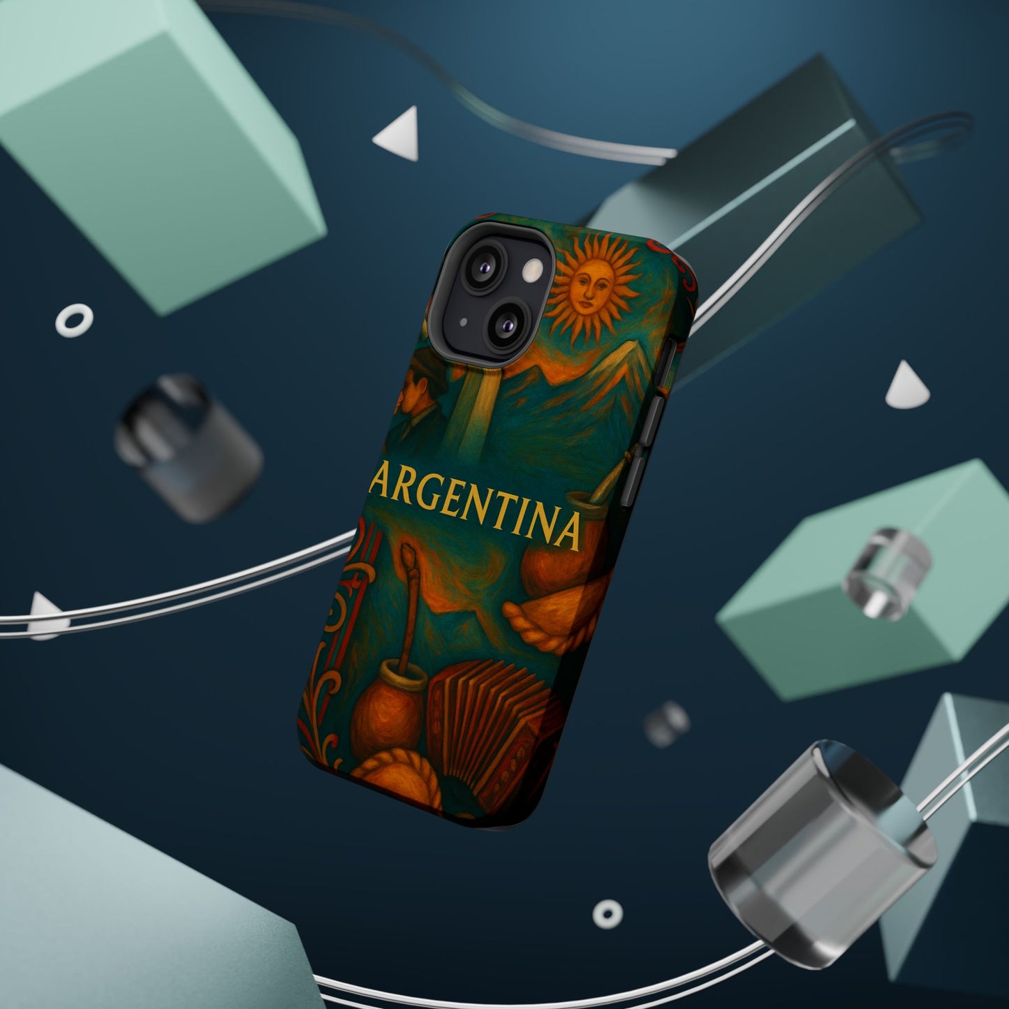 "Funda Magnética Reforzada Argentina: Pasión, Tradición y Tierra de Sueños🔥🏞️"