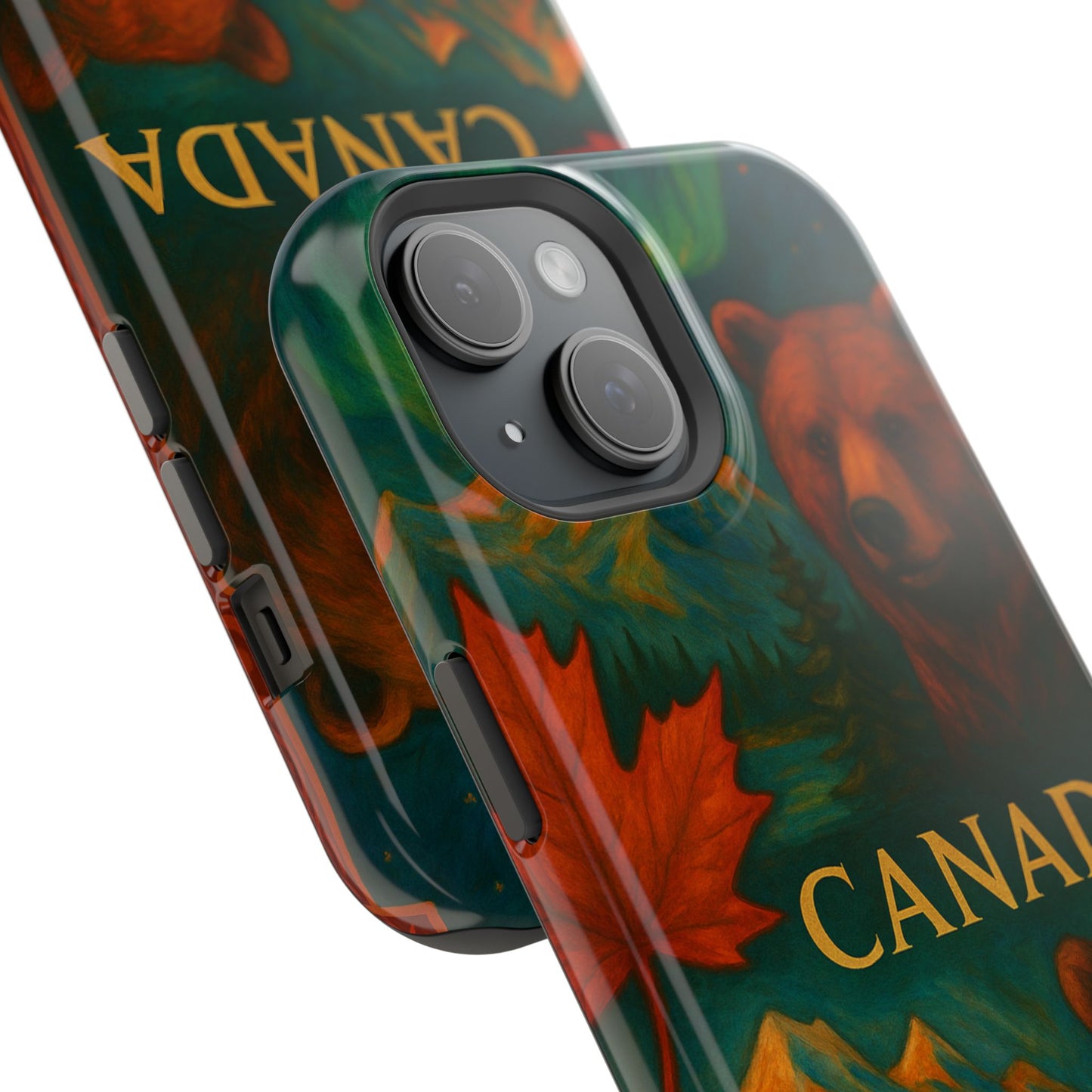 "Funda Magnética Reforzada Magnética Reforzada Canadá: Naturaleza Majestuosa y Espíritu Libre 🍁🏞️🦌"