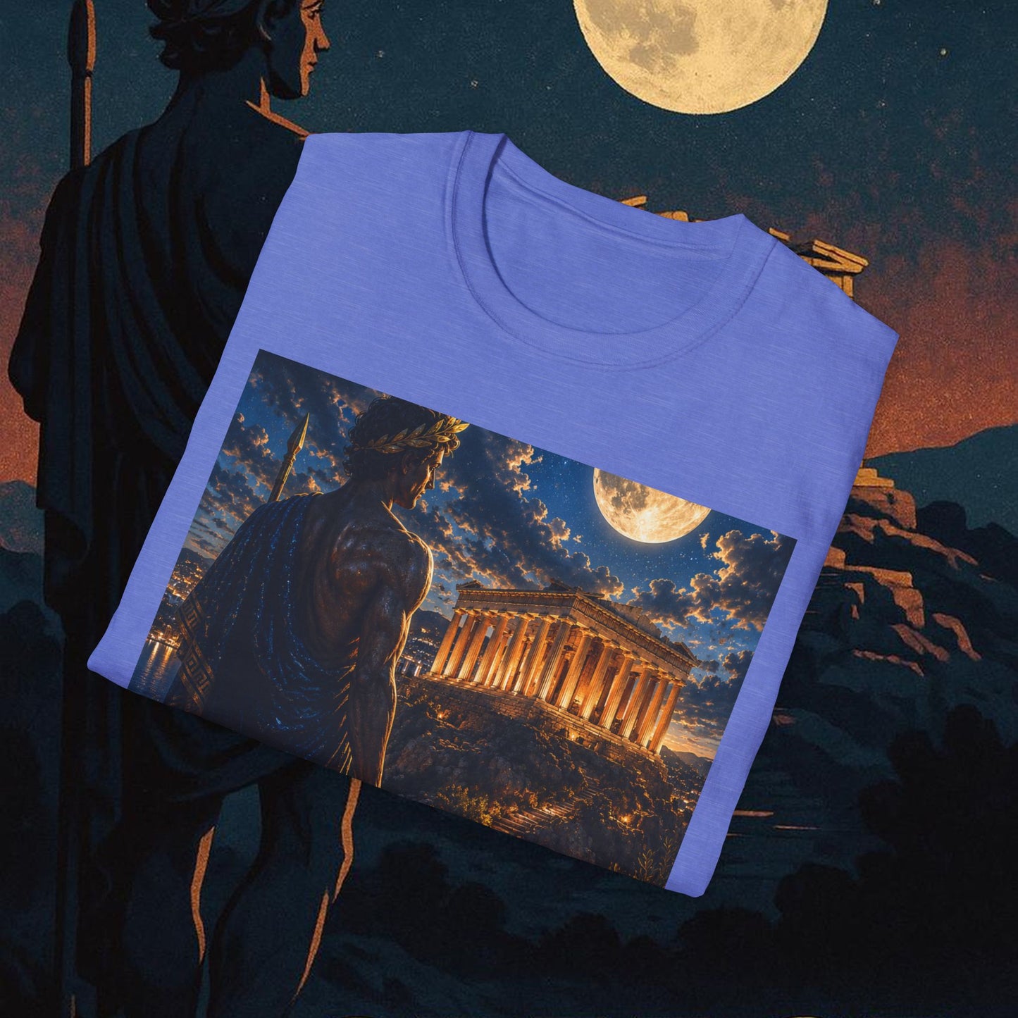 "Camiseta Grecia: Cuna de Dioses, Maravillas y Filosofía 🌊🏛️⚡"