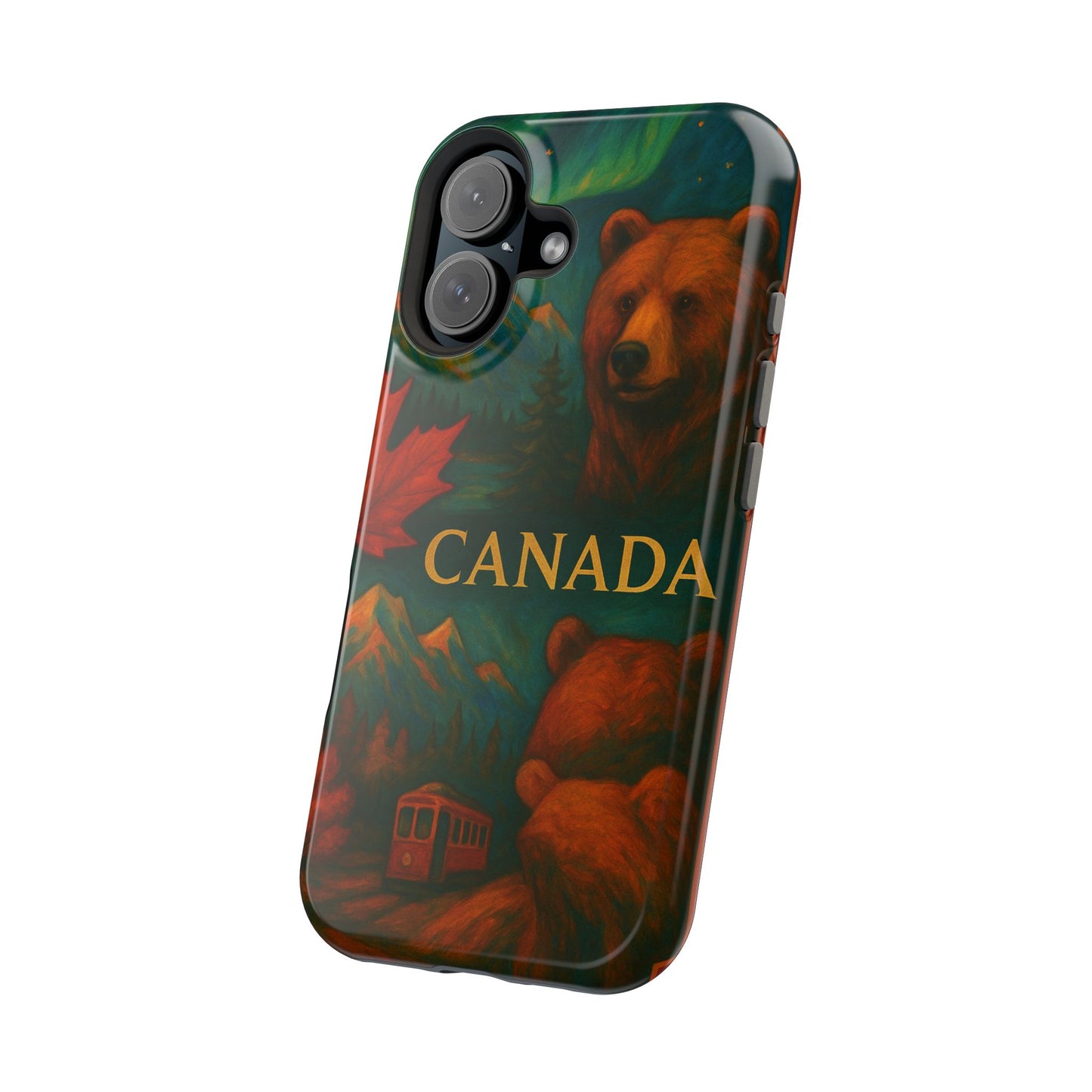 "Funda Magnética Reforzada Magnética Reforzada Canadá: Naturaleza Majestuosa y Espíritu Libre 🍁🏞️🦌"