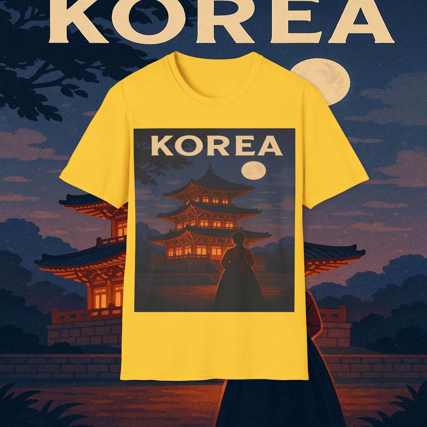 "Camiseta corea 🌸 – Tradición milenaria y modernidad vibrante"